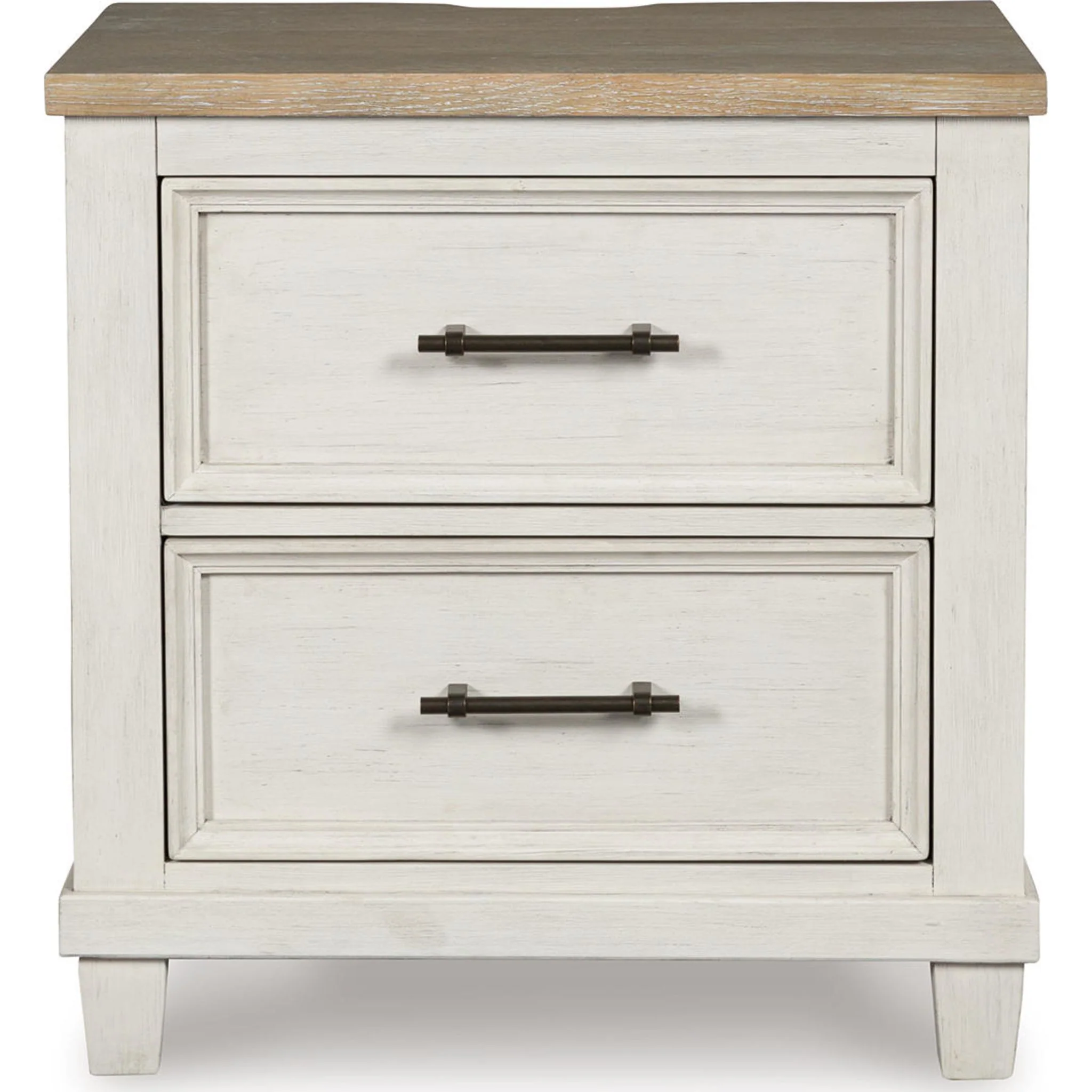 Shaybrock Nightstand - Antique White/Brown - Image 6