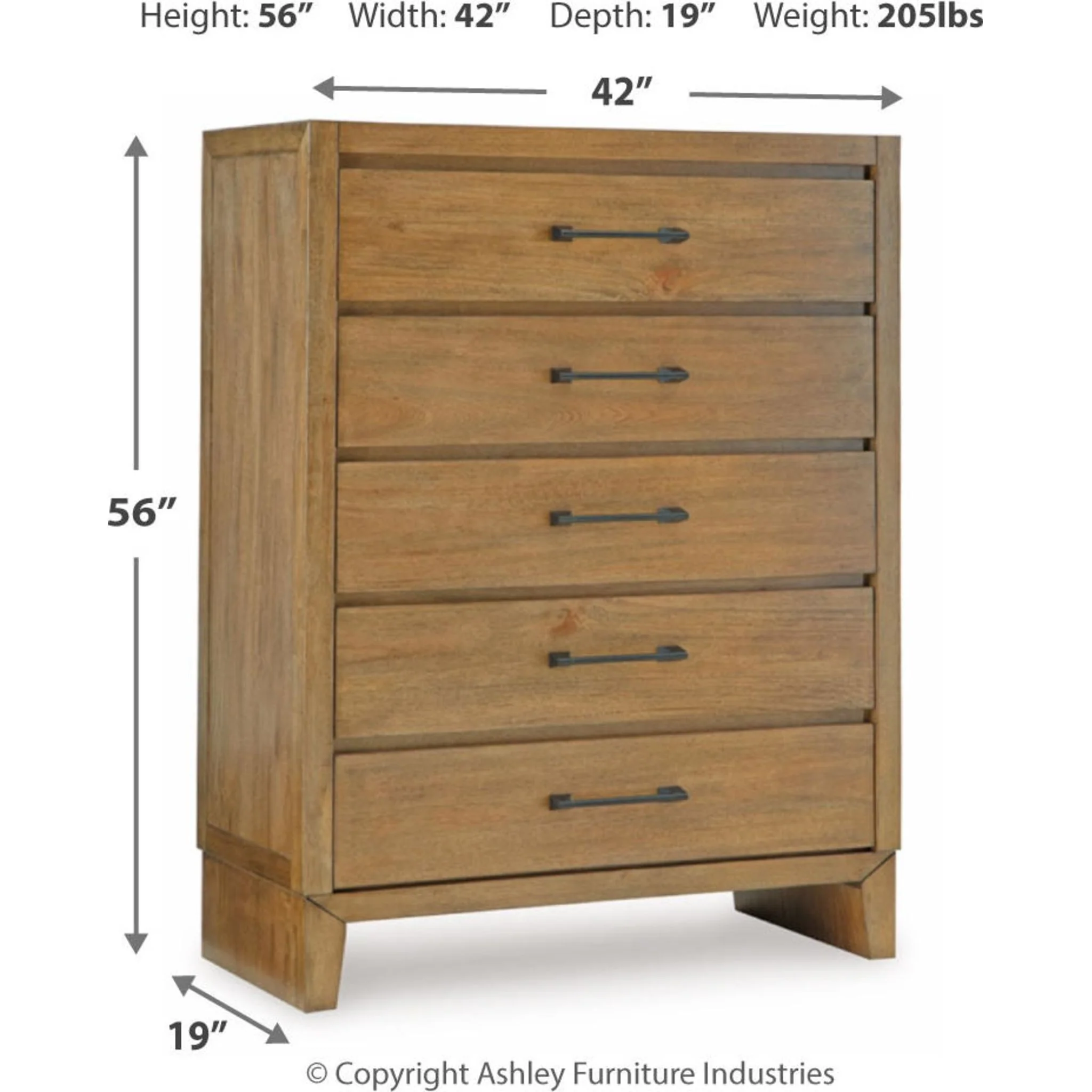 Sherbana Chest - Light Brown - Image 3