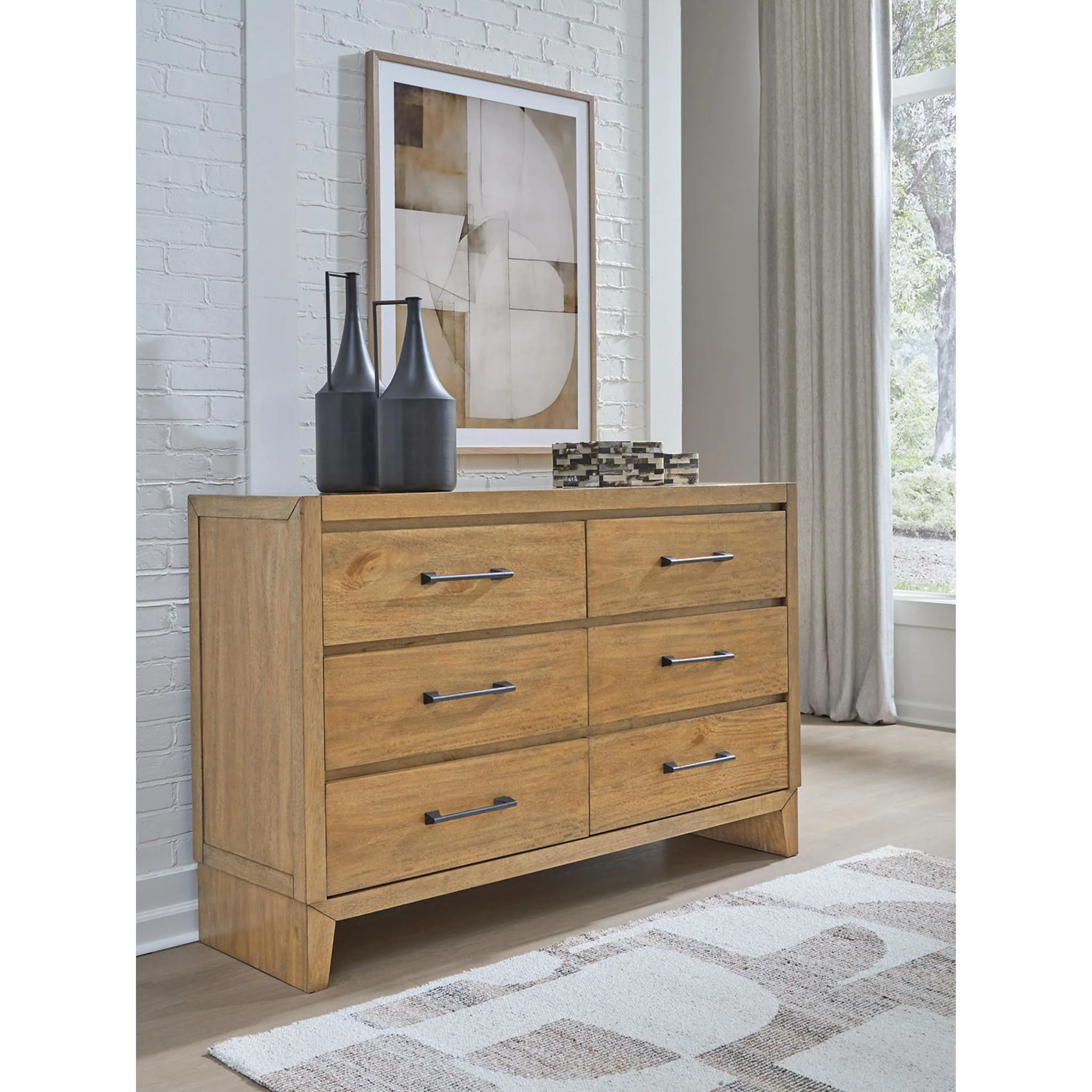 Sherbana Dresser - Light Brown - Image 2