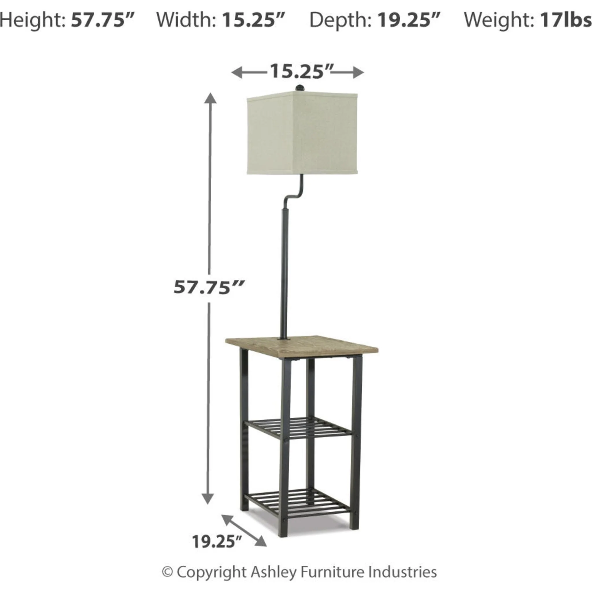 Shianne Floor Lamp 57.75" - Image 16