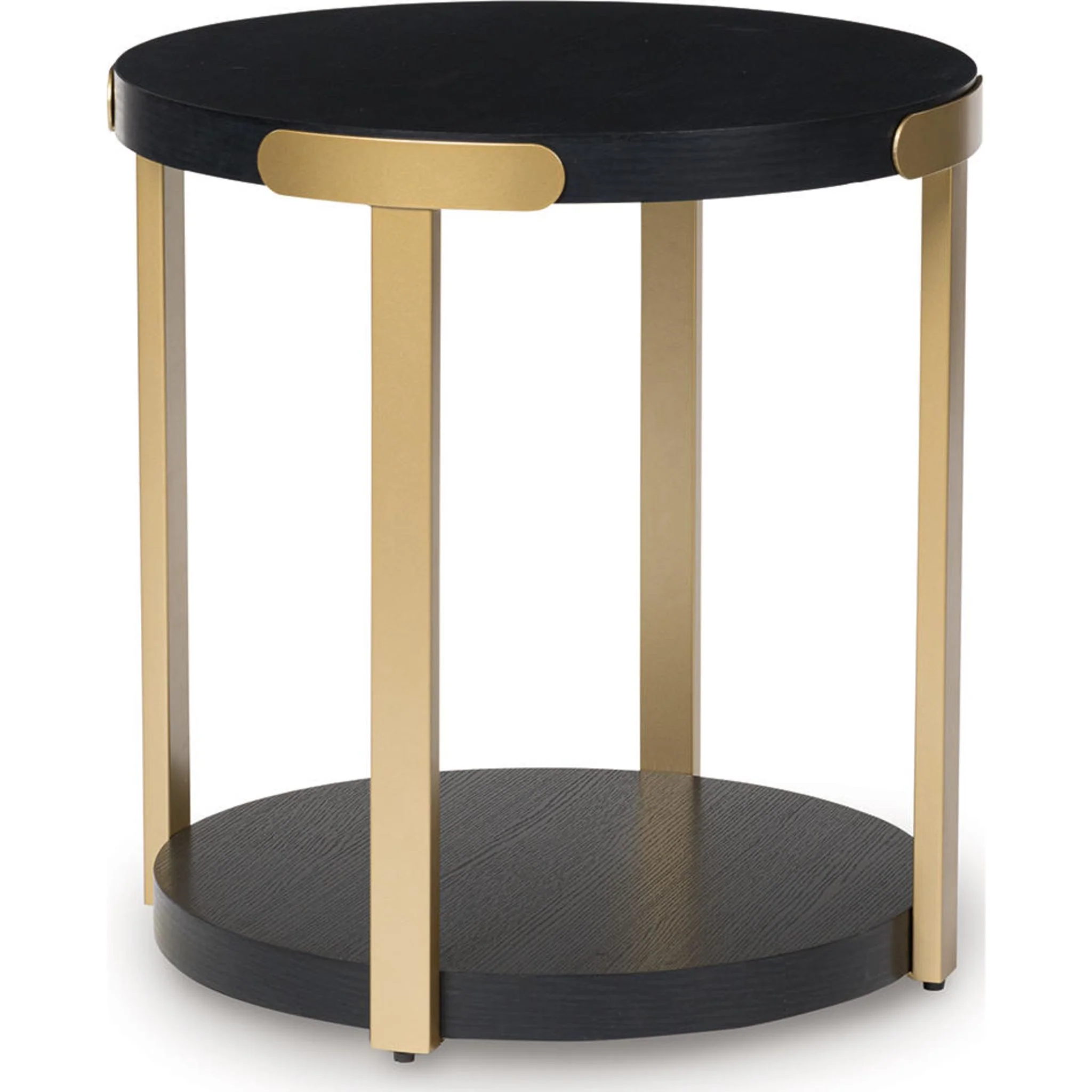Shylore 3 Pack Tables - Black/Brass Finish - Image 10