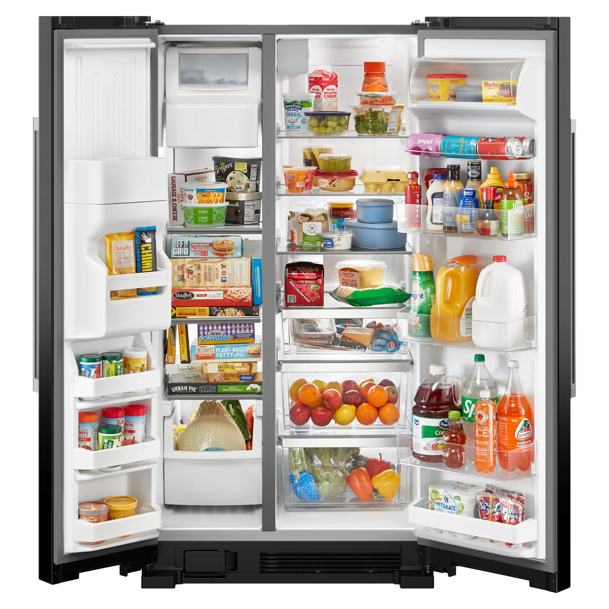 Maytag 36-Inch Wide Side-by-Side Refrigerator - 25 Cu. Ft. -Black (MRSF4036PB) - Image 7