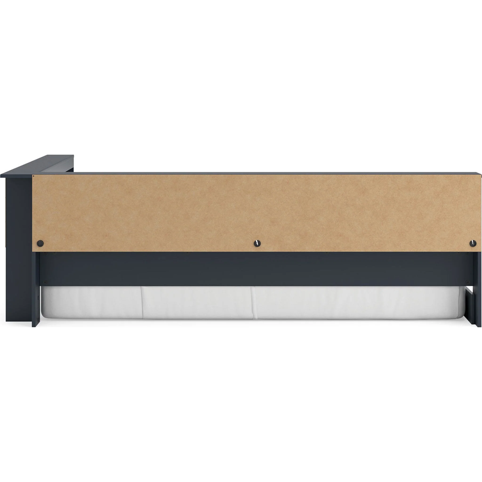 Simmenfort Bookcase Storage Bed - Navy Blue - Image 21
