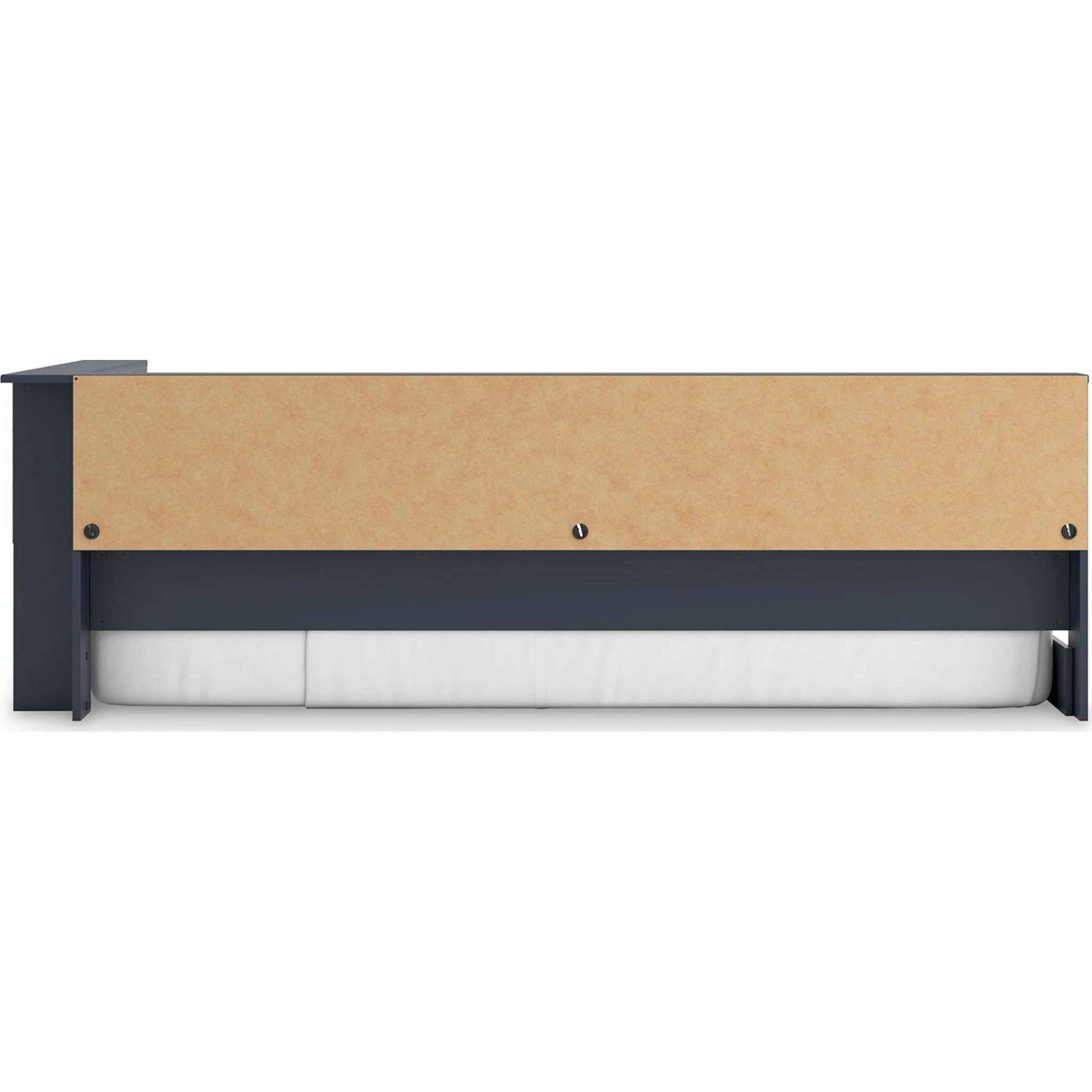 Simmenfort Bookcase Storage Bed - Navy Blue - Image 9