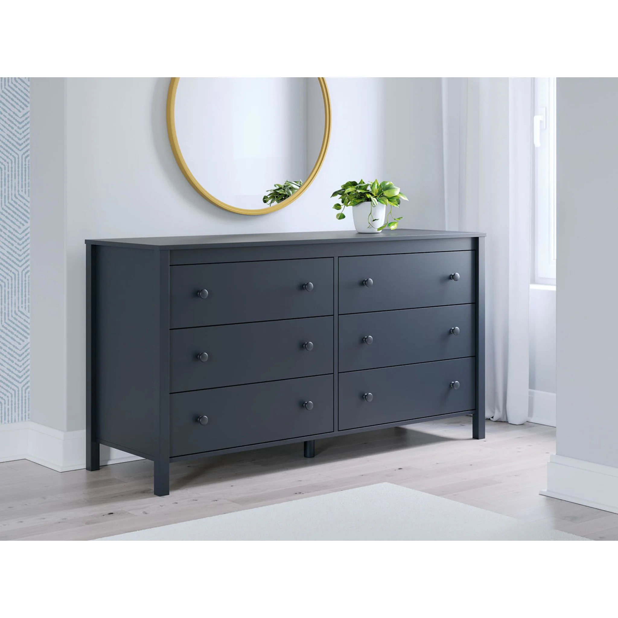 Simmenfort Dresser - Navy Blue - Image 2