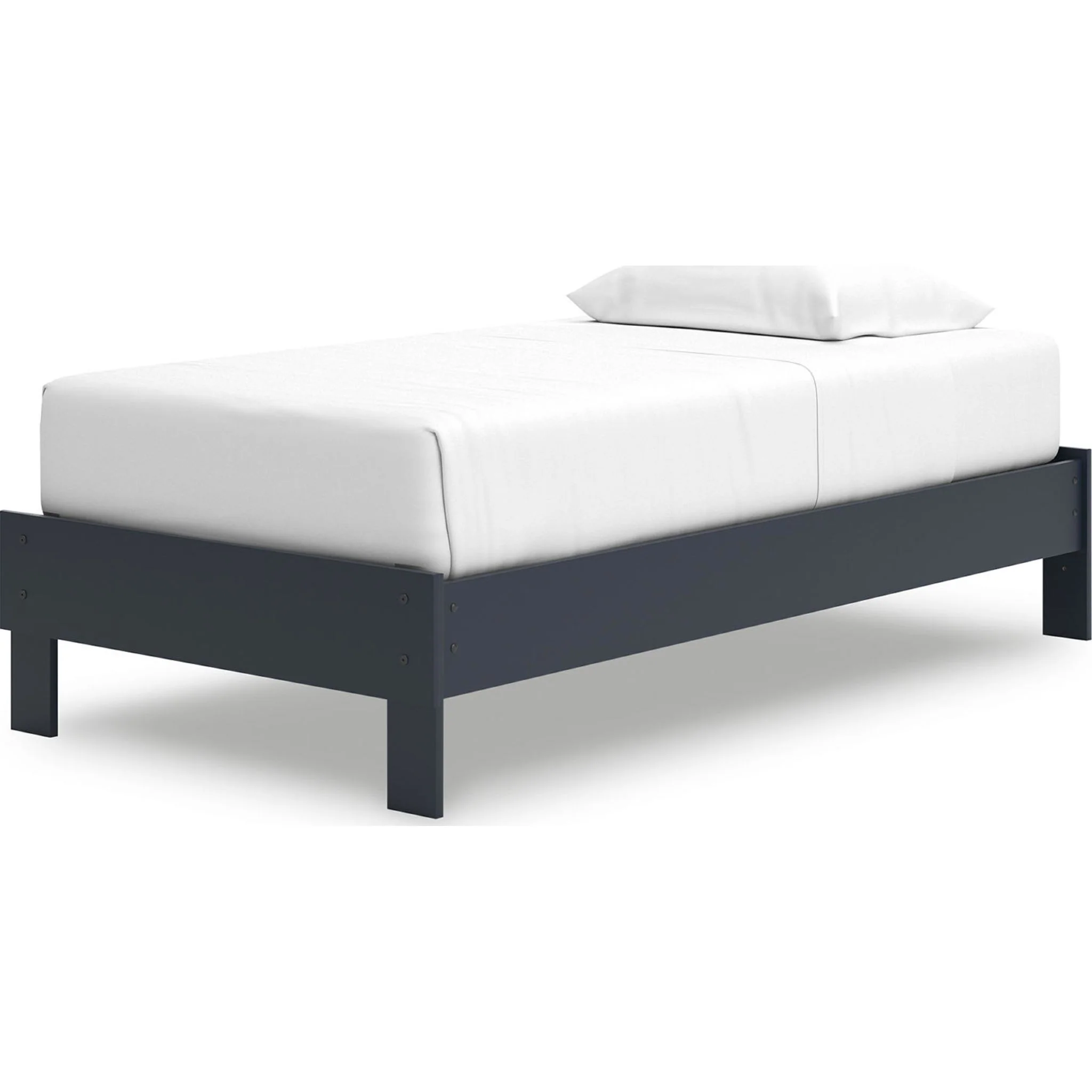 Simmenfort Platform Bed - Navy Blue - Image 3