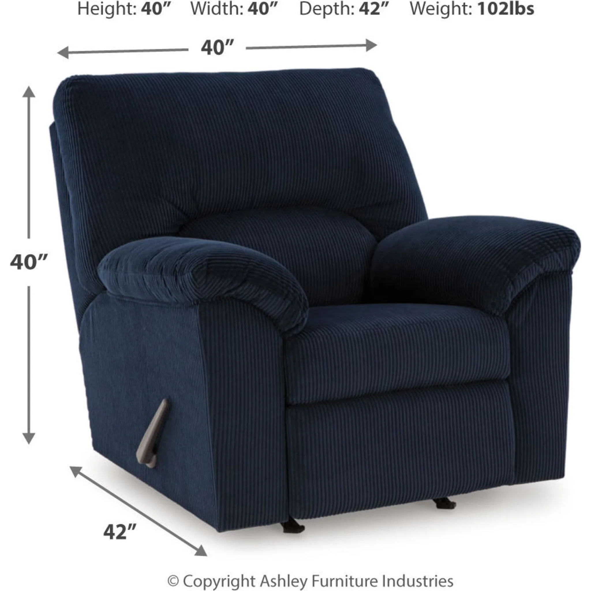 SimpleJoy Rocker Recliner - Image 35
