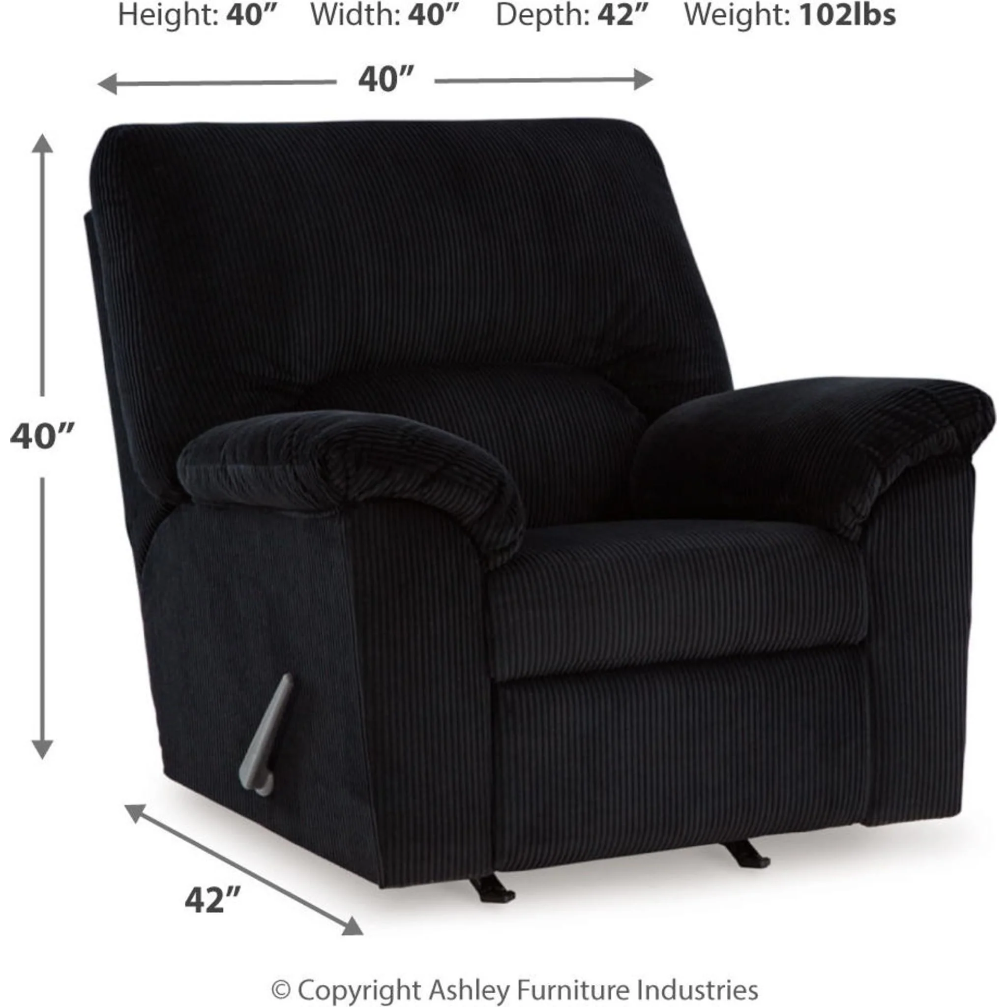 SimpleJoy Rocker Recliner - Image 45