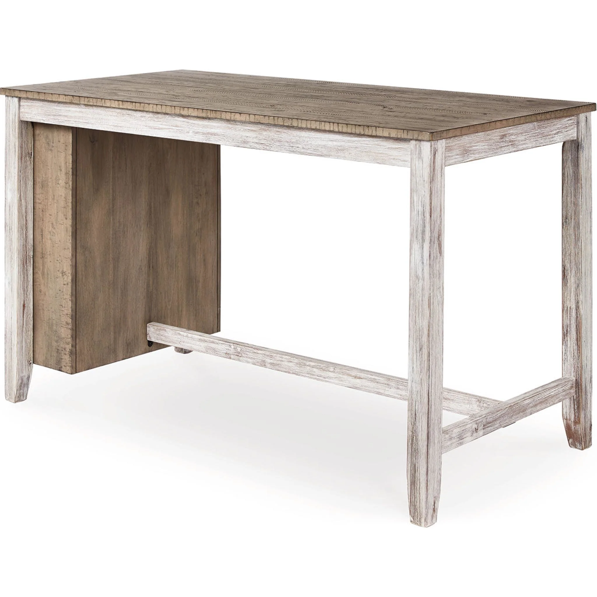 Skempton Counter Height Table - White/Light Brown - (D394-32) - Image 21