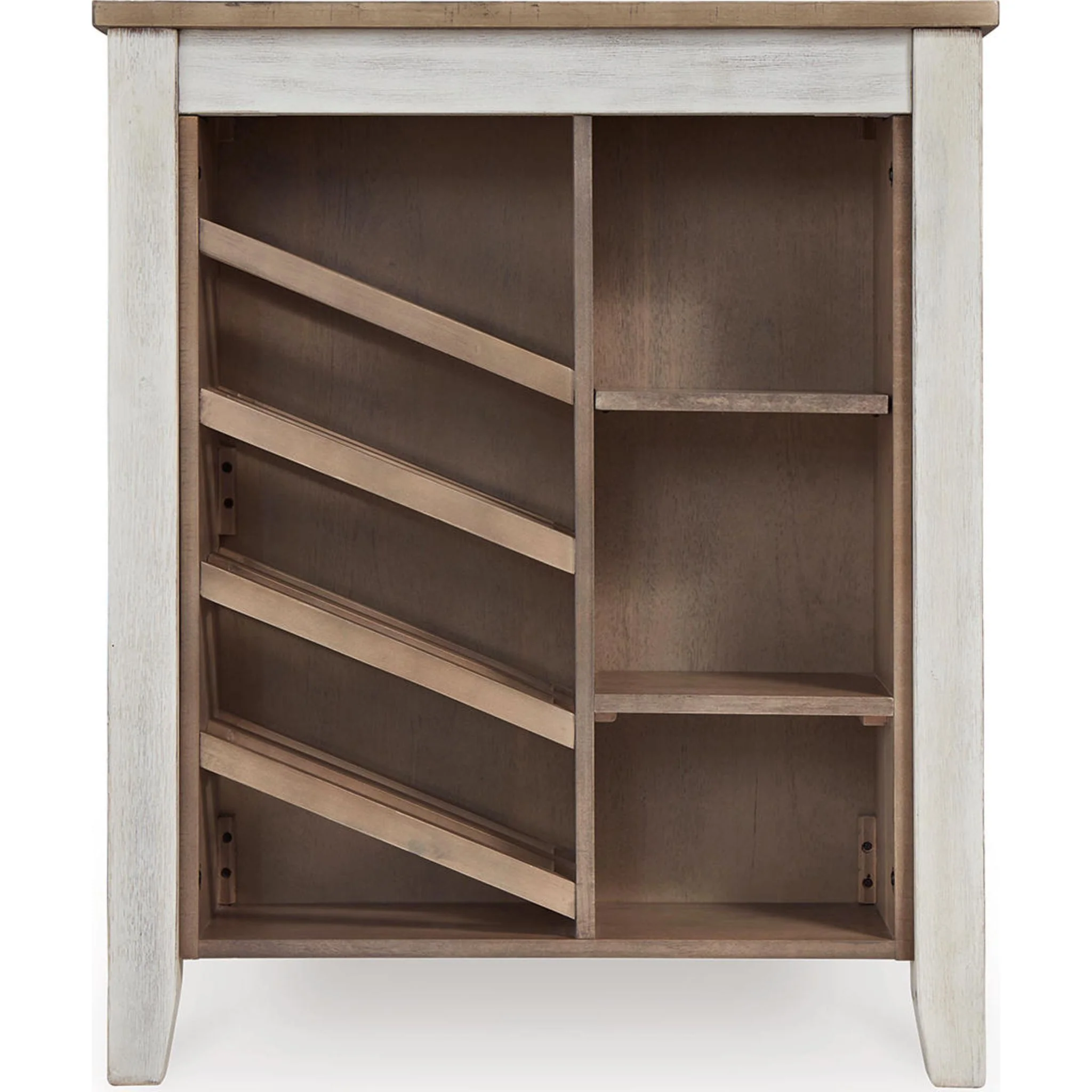 Skempton Counter Height Table - White/Light Brown - (D394-32) - Image 23