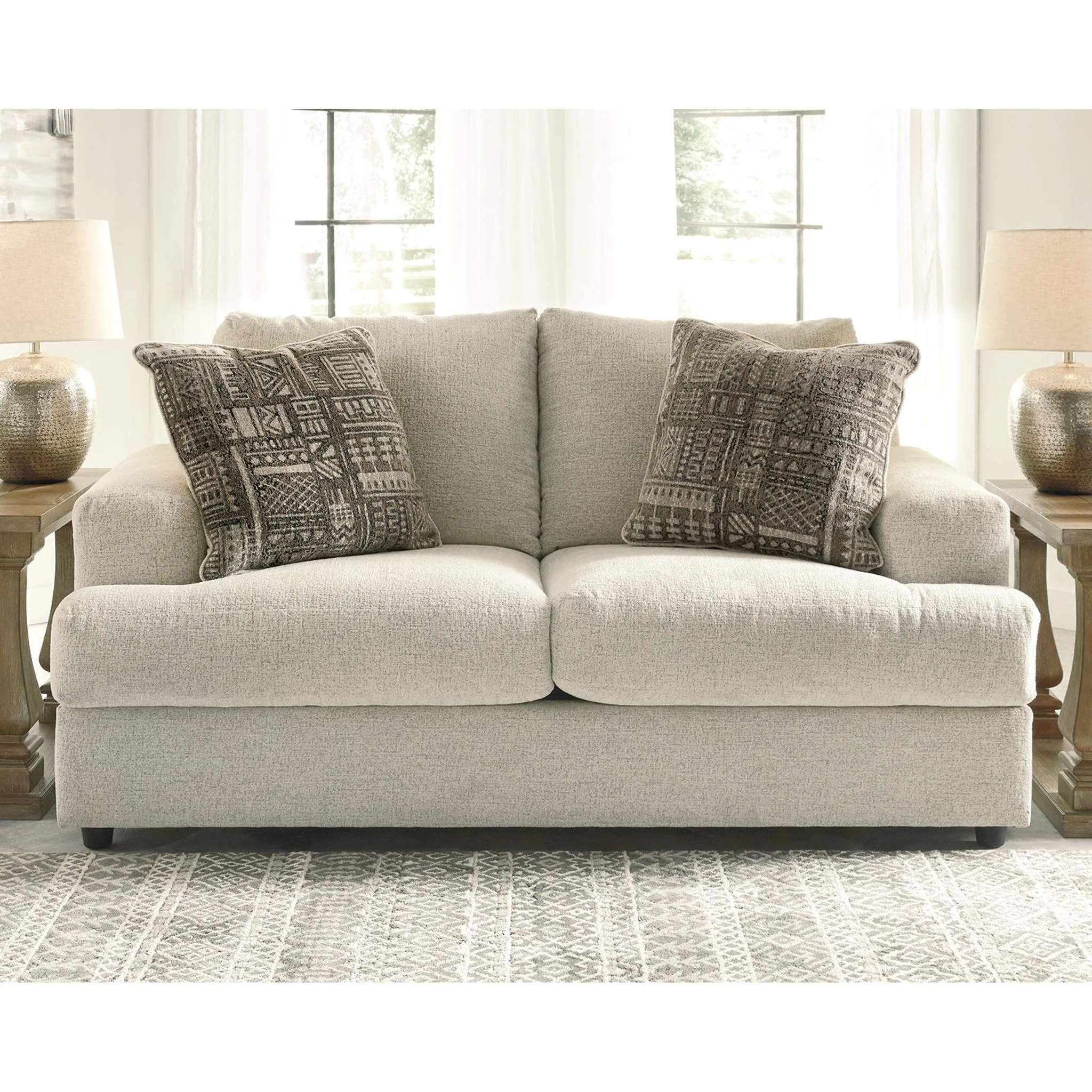Soletren Loveseat - Stone - Image 11
