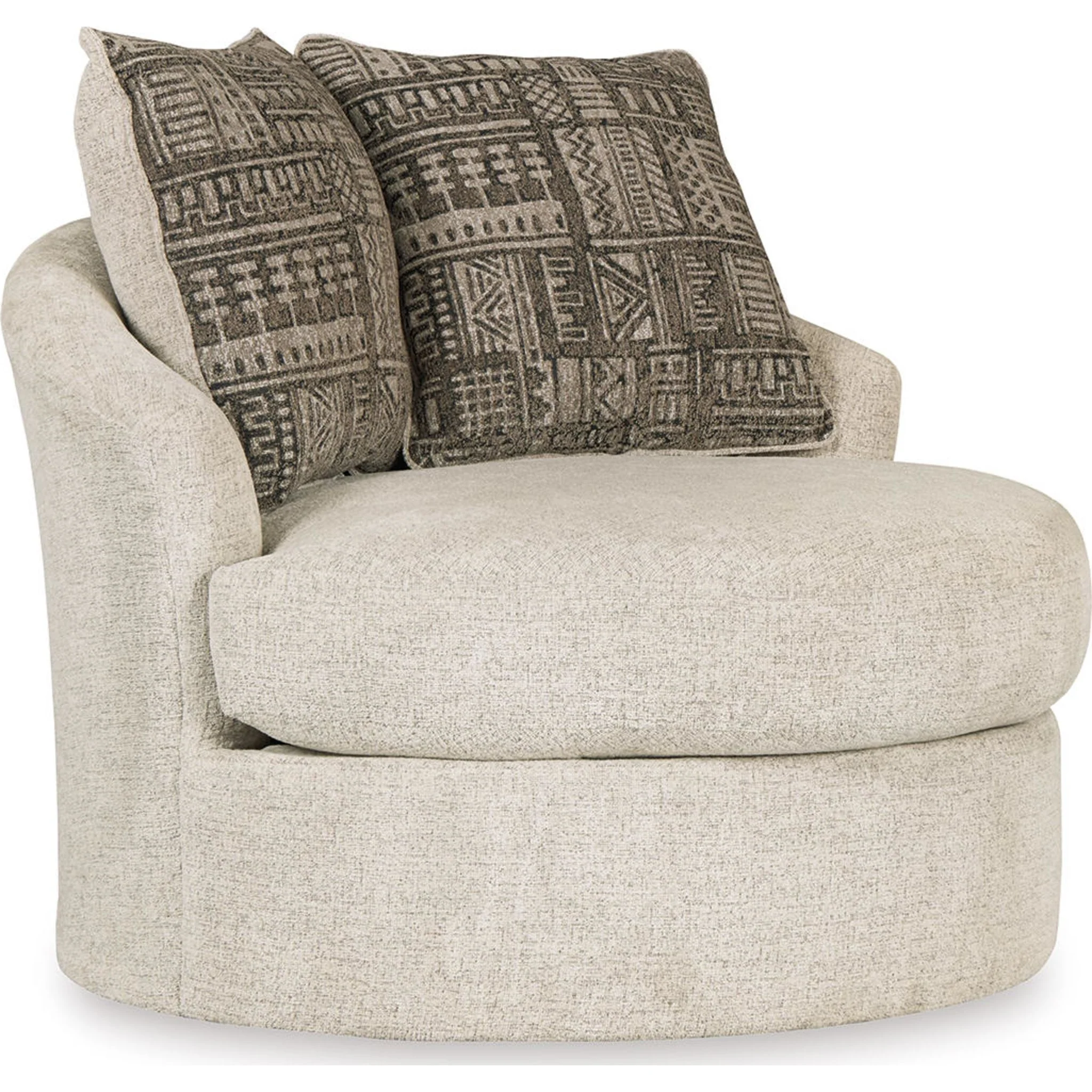 Soletren Swivel Chair - Stone