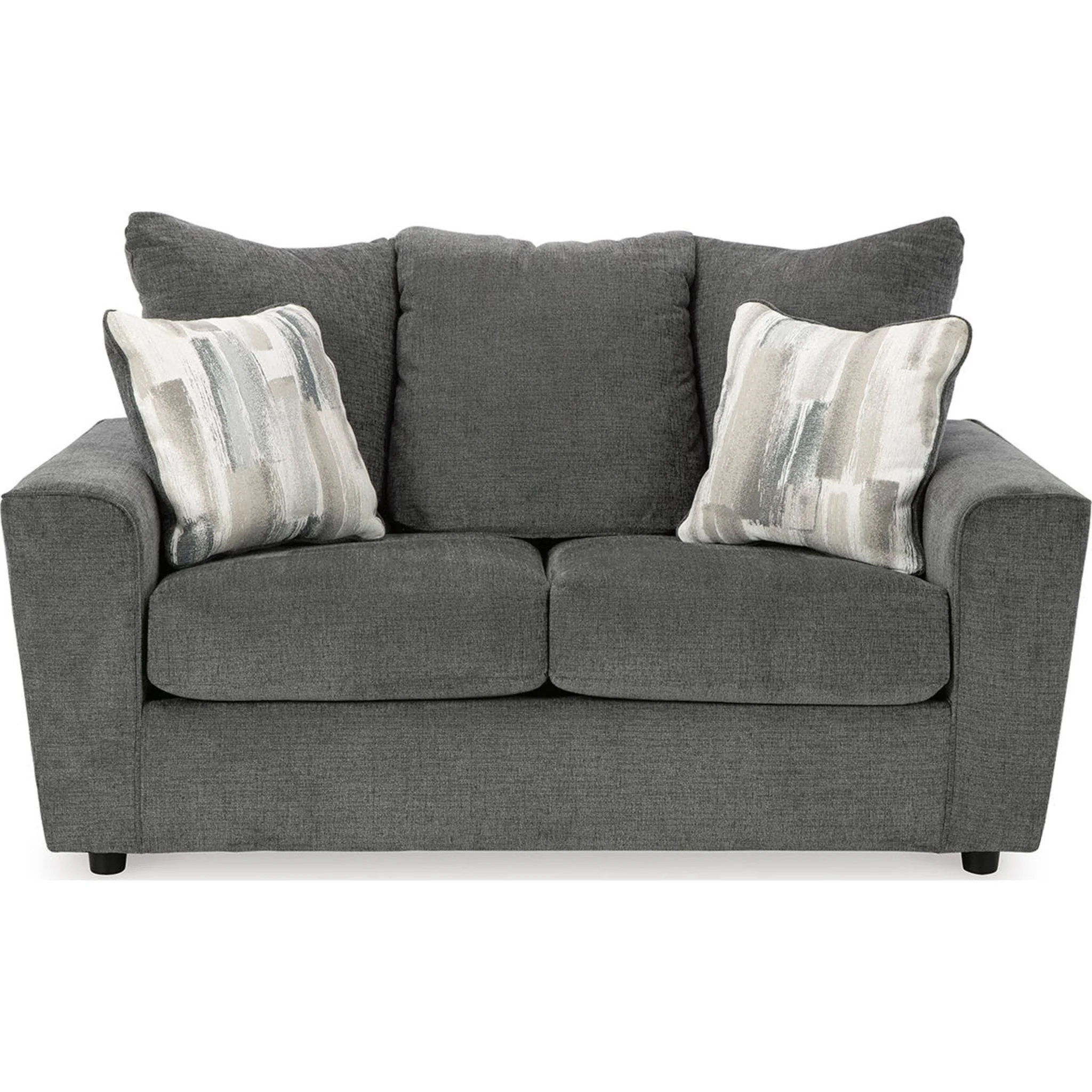 Stairatt Loveseat - Gravel