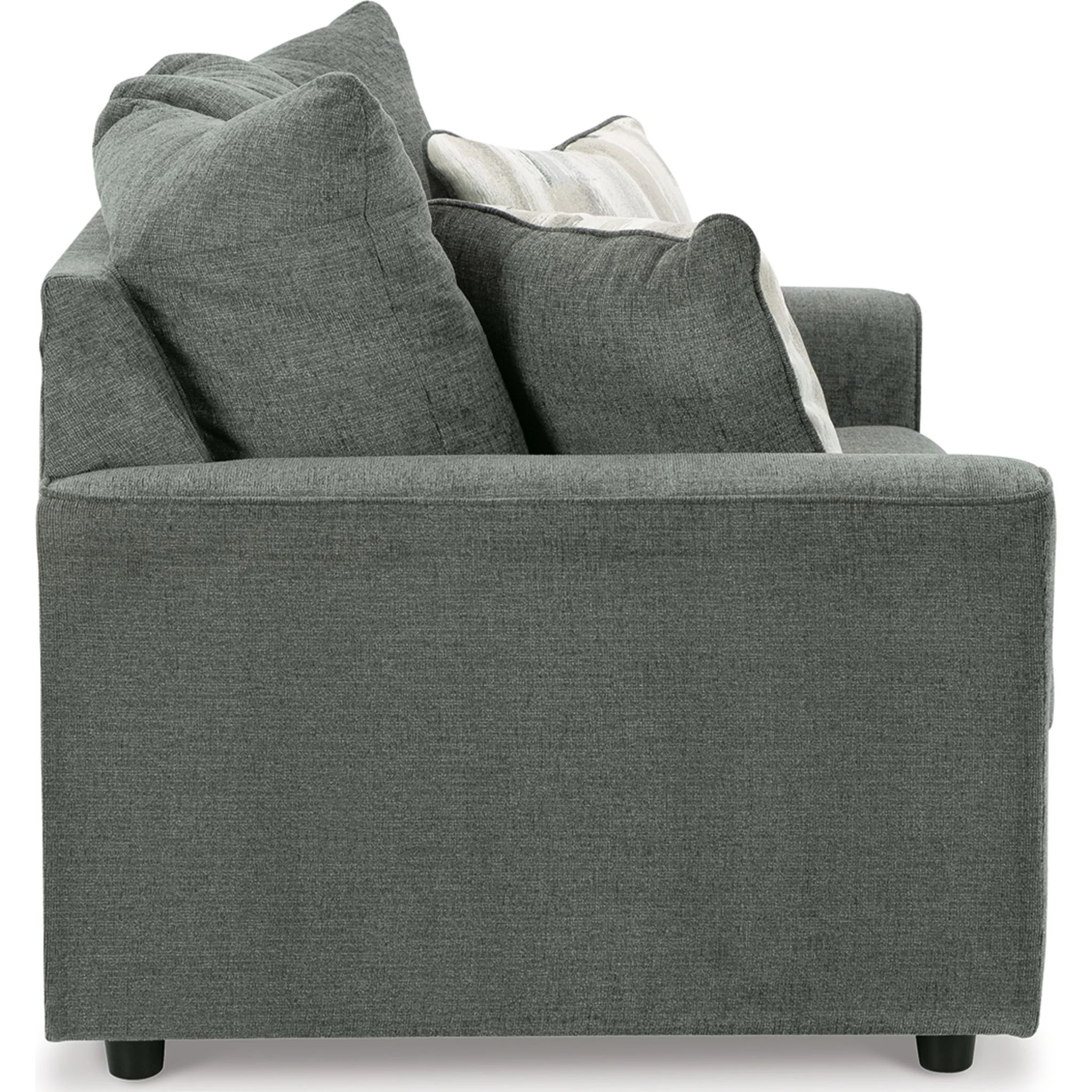 Stairatt Loveseat - Gravel - Image 3