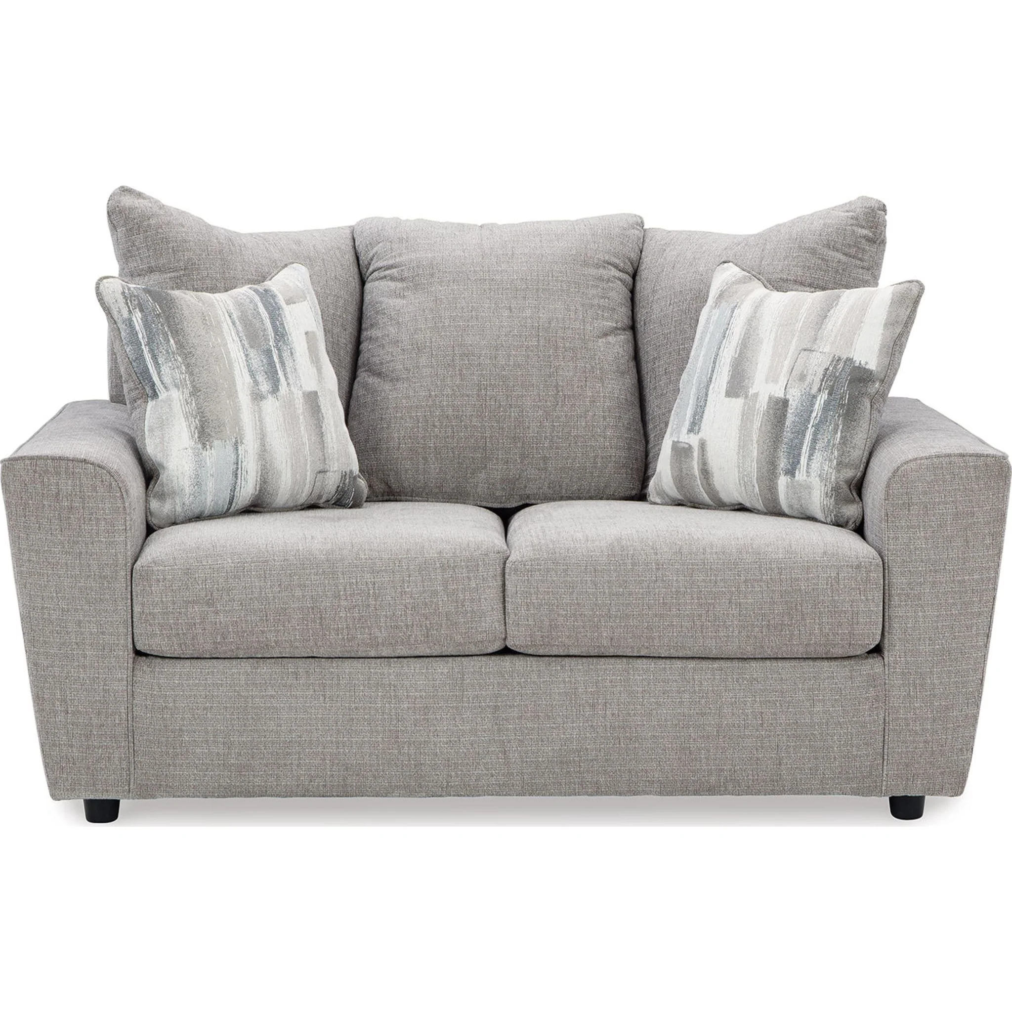 Stairatt Loveseat - Gravel - Image 37