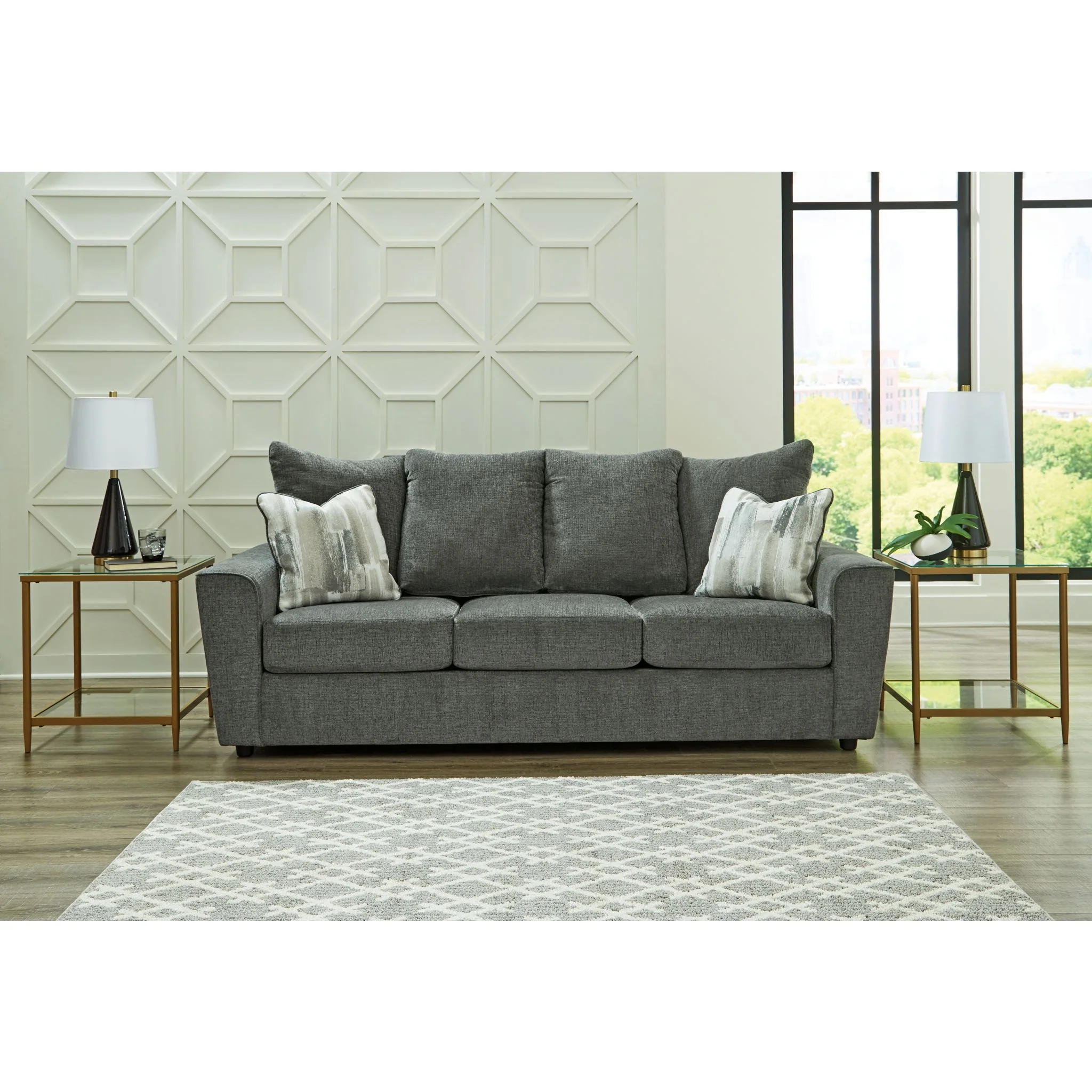 Stairatt Sofa - Gravel - Image 2