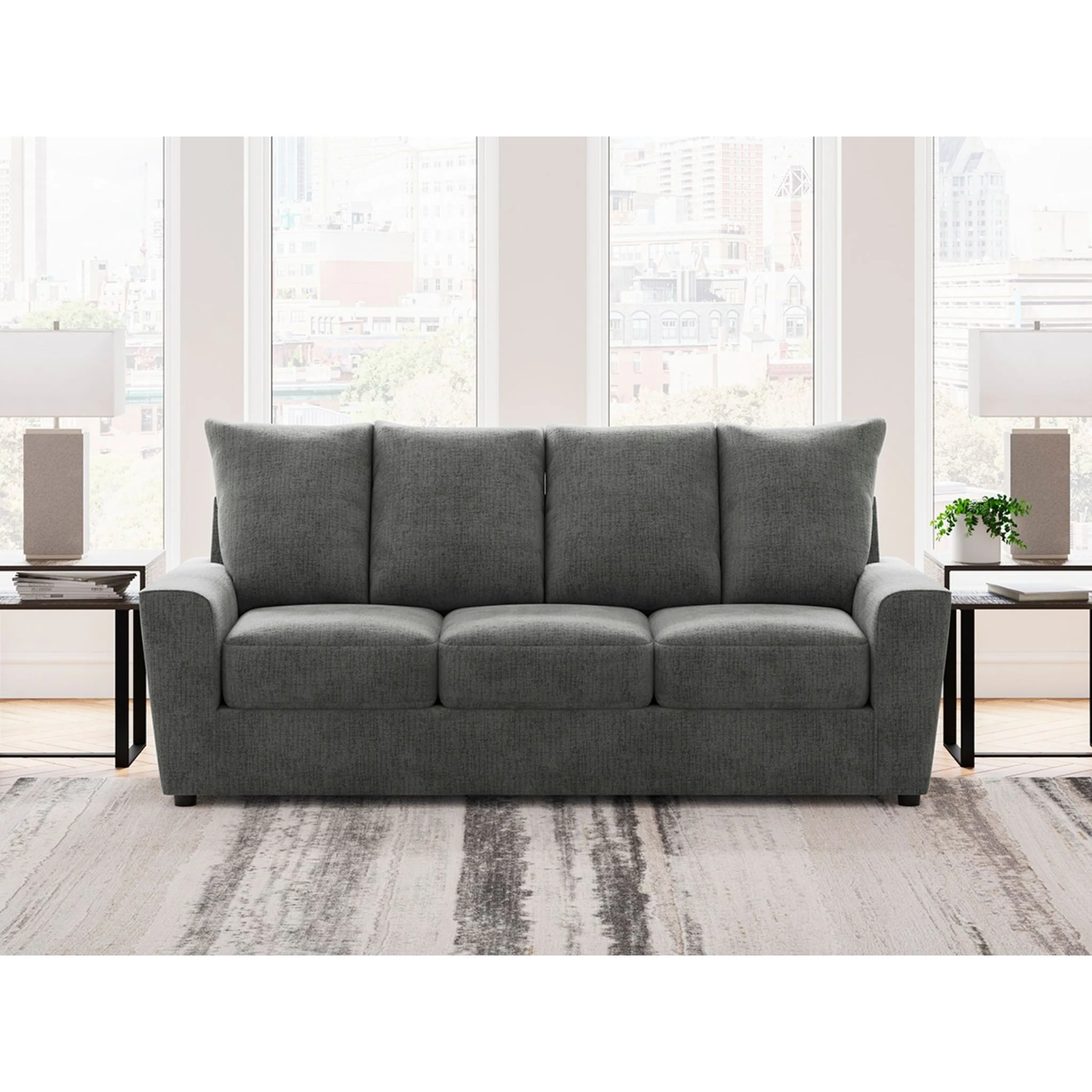 Stairatt Sofa - Gravel - Image 3
