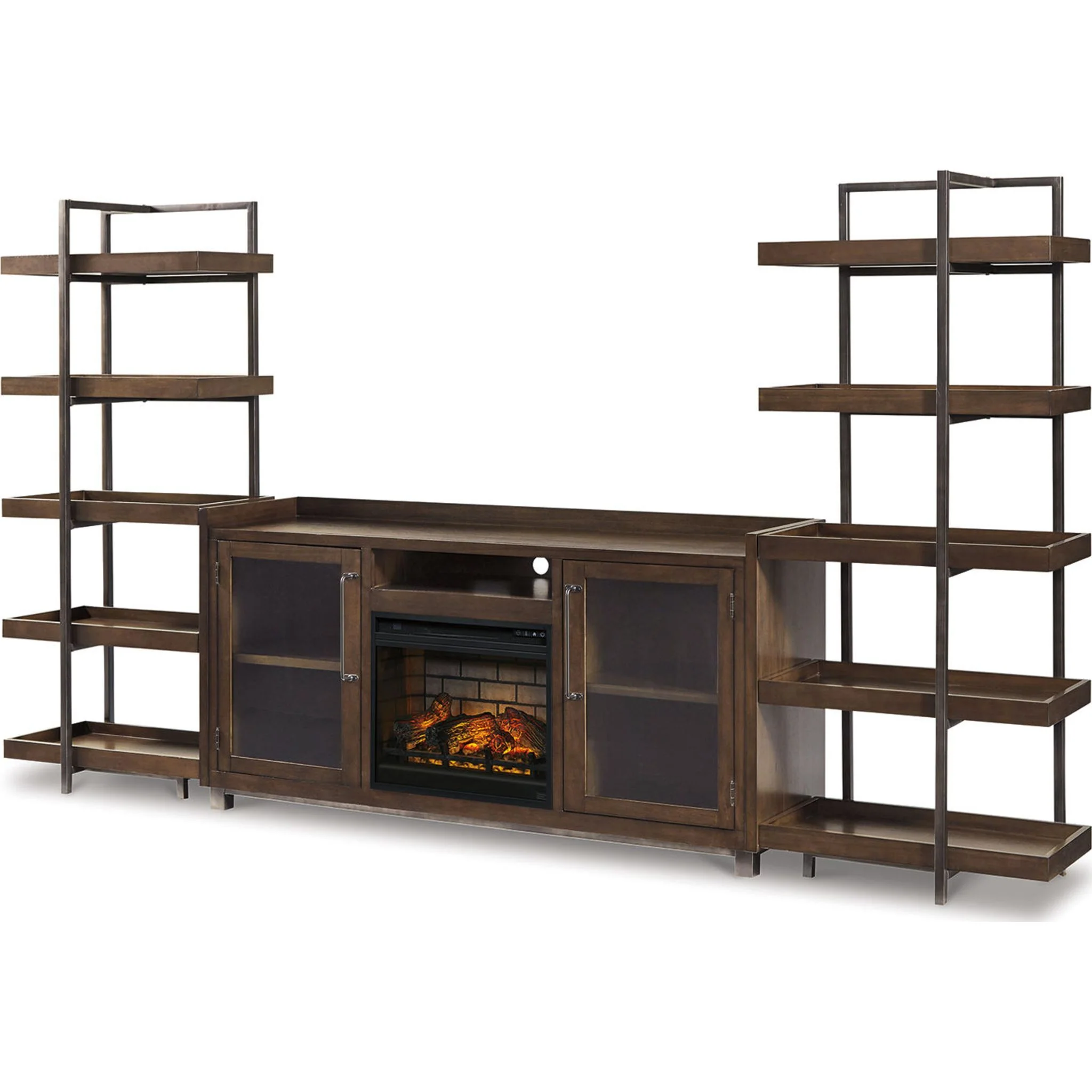Starmore Entertainment Unit - Brown/Gunmetal - Image 10