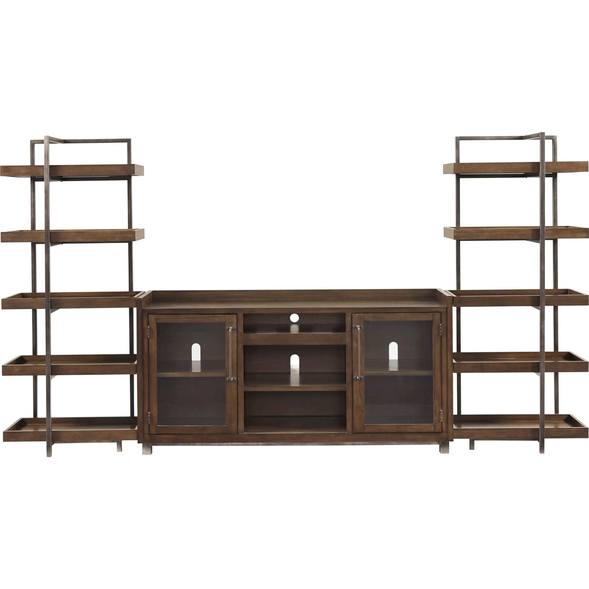 Starmore Entertainment Unit - Brown/Gunmetal - Image 6
