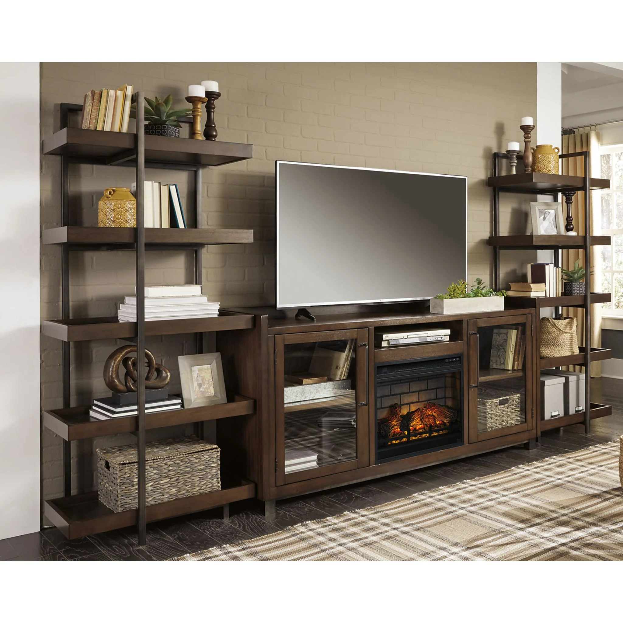 Starmore Entertainment Unit - Brown/Gunmetal - Image 9