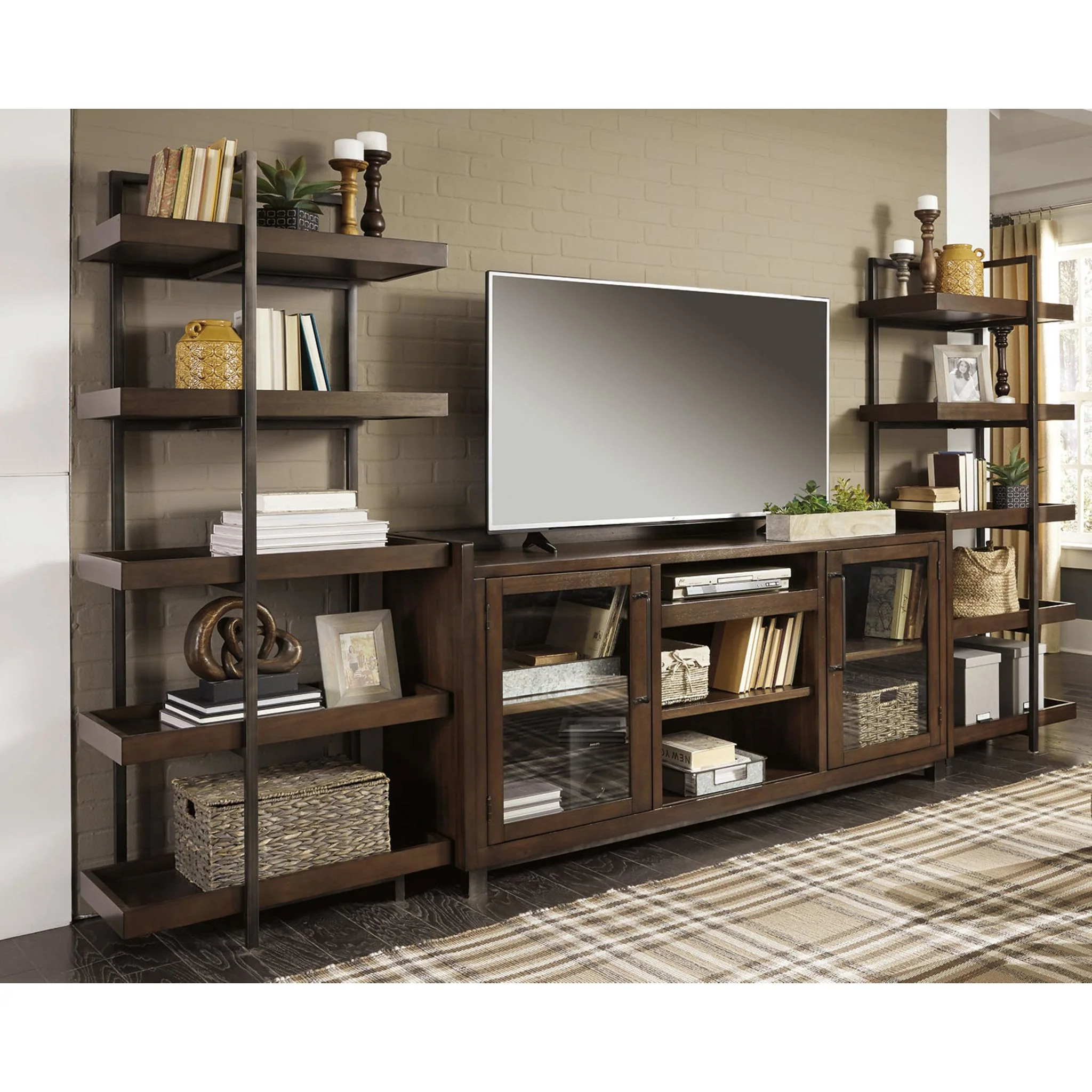 Starmore Entertainment Unit - Brown/Gunmetal - Image 43