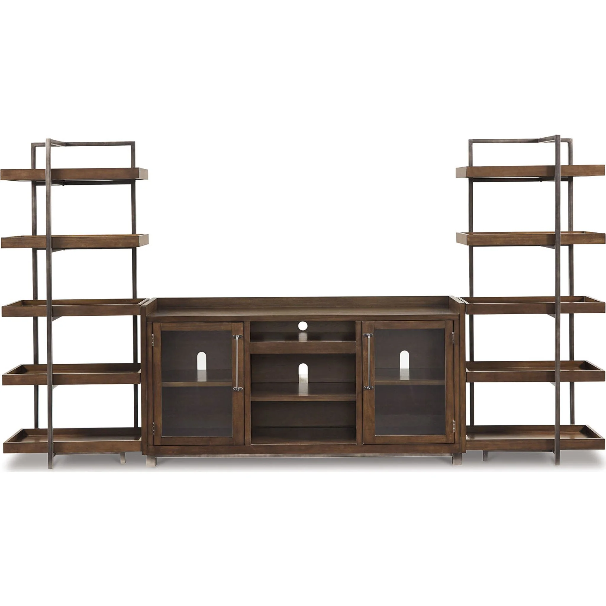 Starmore Entertainment Unit - Brown/Gunmetal - Image 45