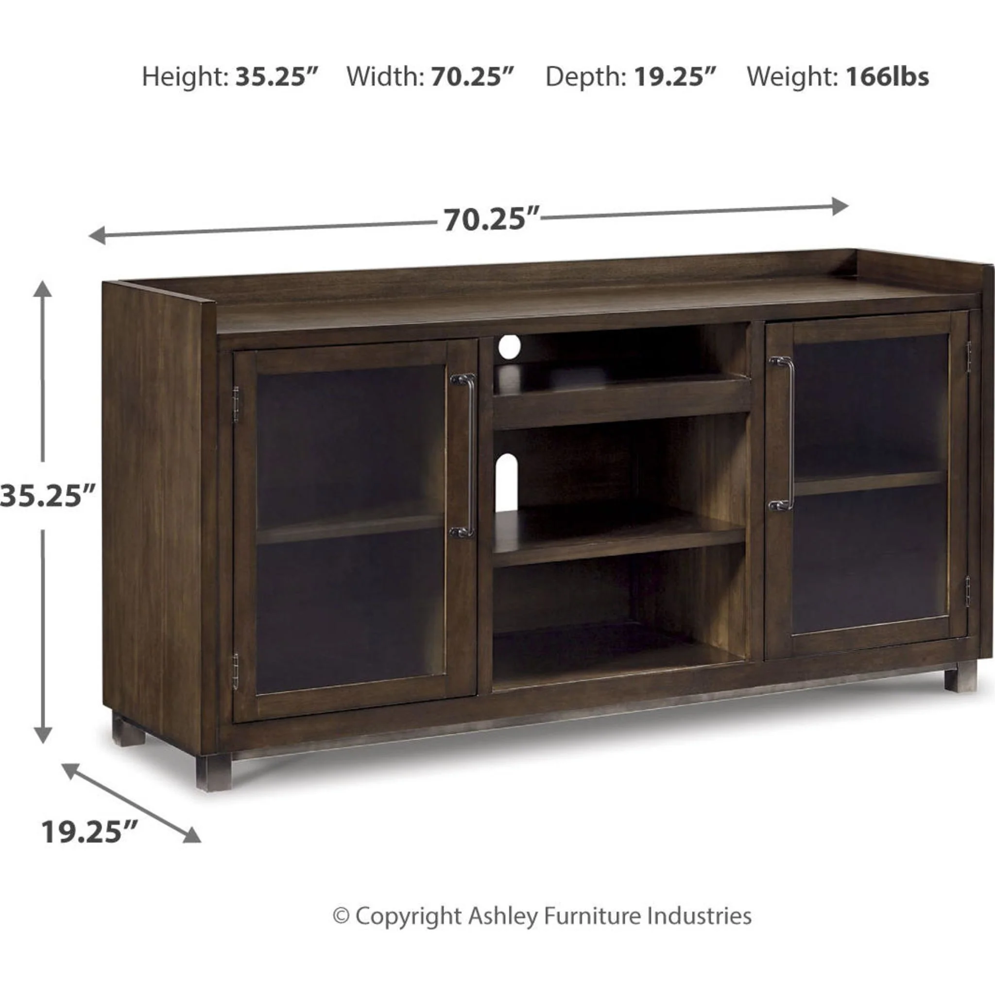 Starmore TV Stand - Brown - Image 13