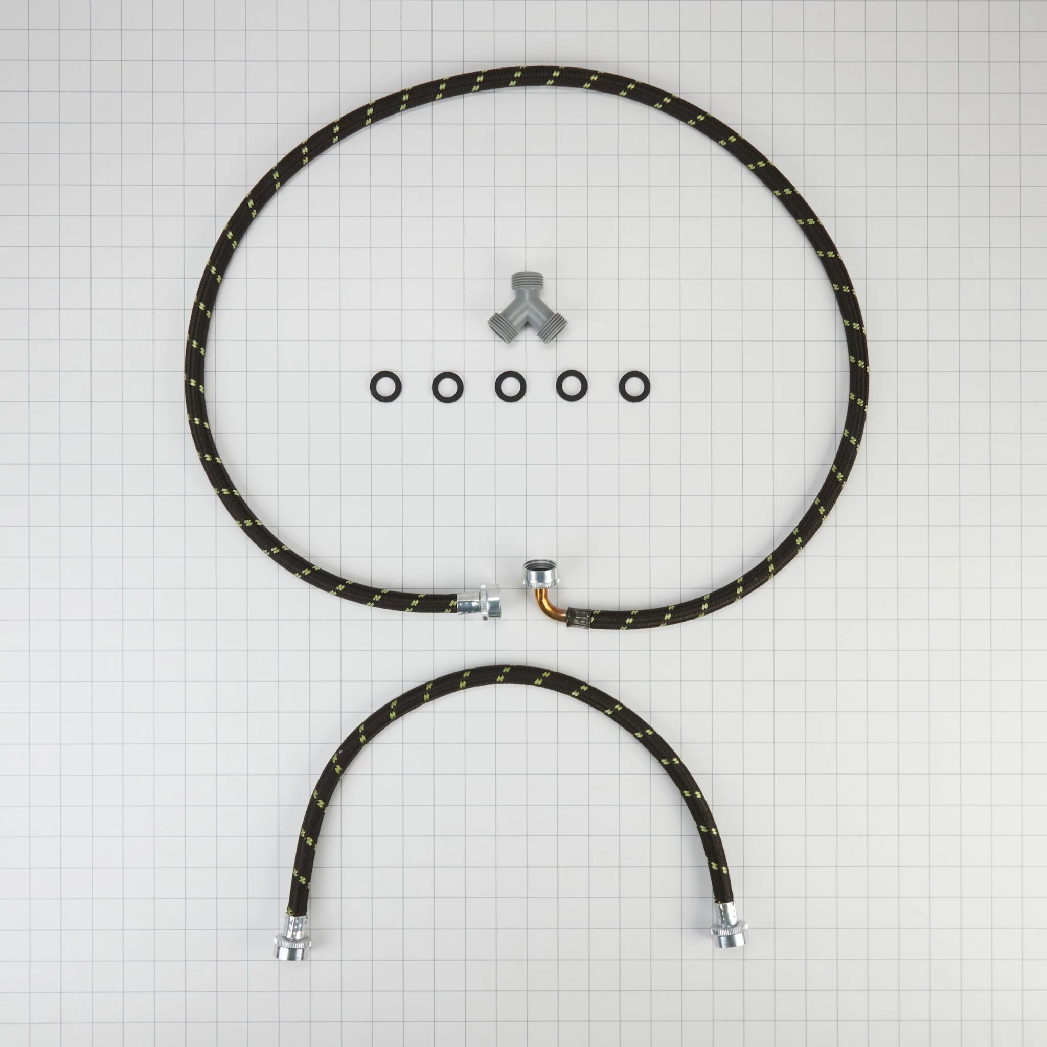 Whirlpool Hose Kit for Steam Dryer - (1) 2' hose, (1) 5' hose - (W10623830) - Image 4