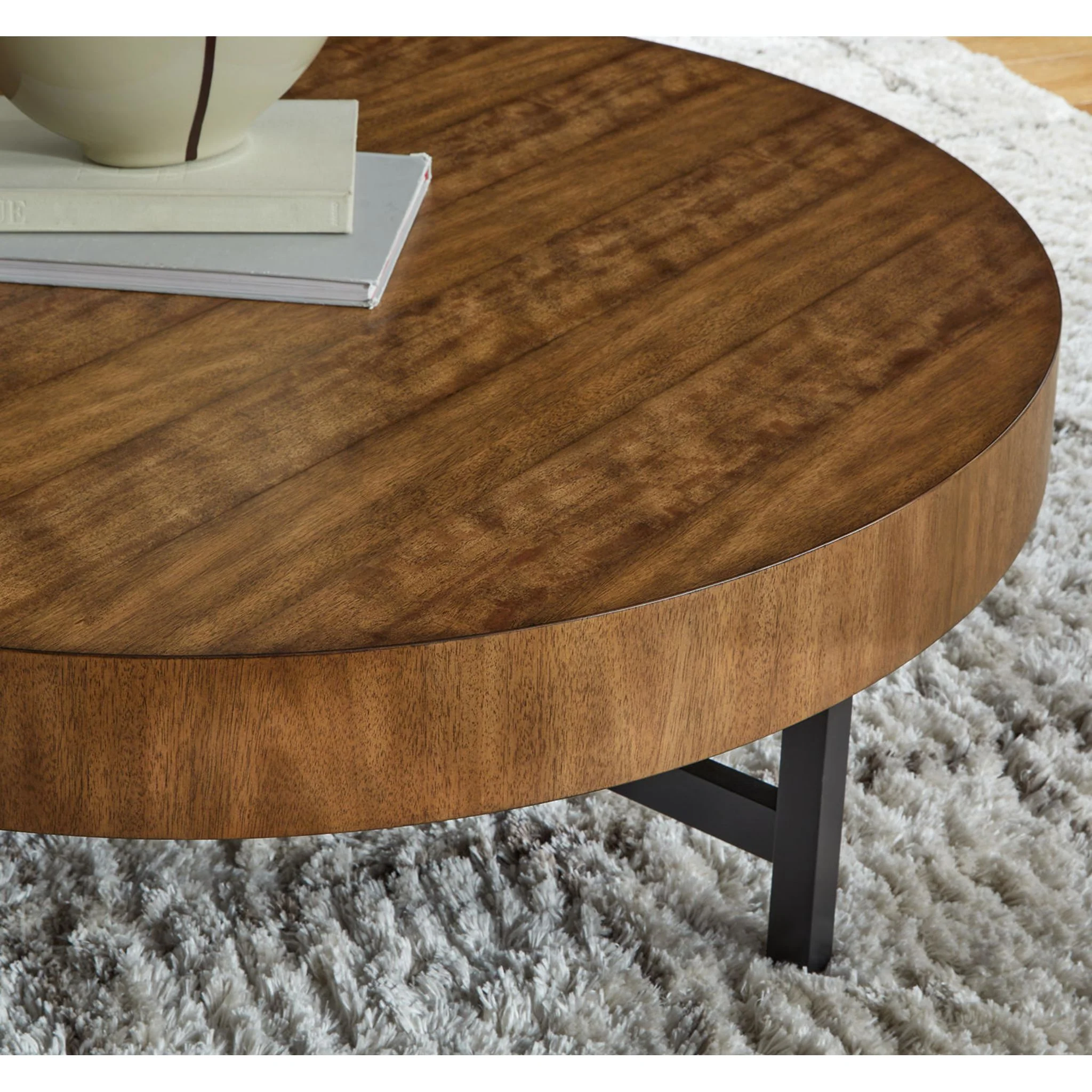 Steenlage 2 Pack Tables - Brown/Black - Image 3