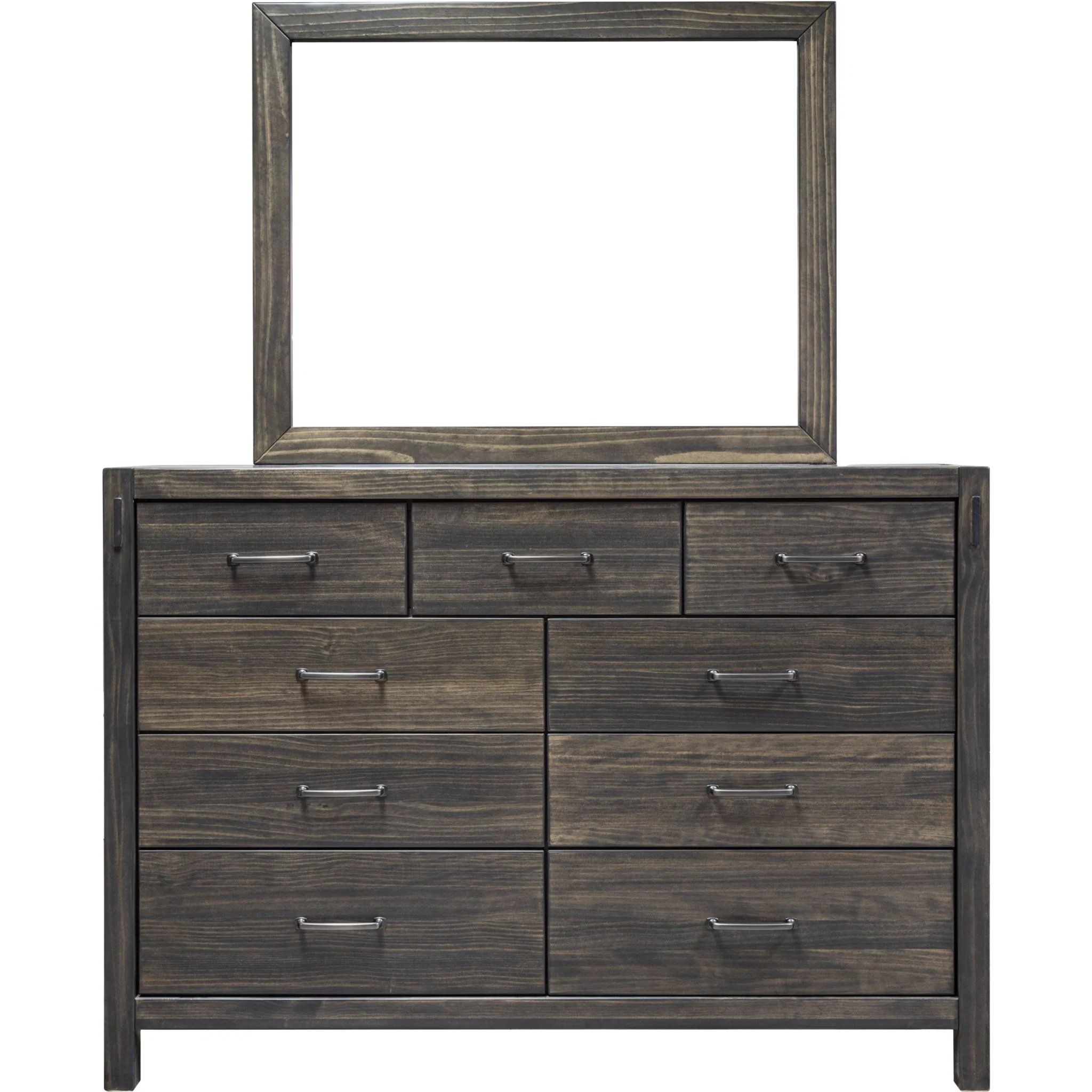 Stella 6 Piece Full Storage Bedroom - Charcoal - Image 4