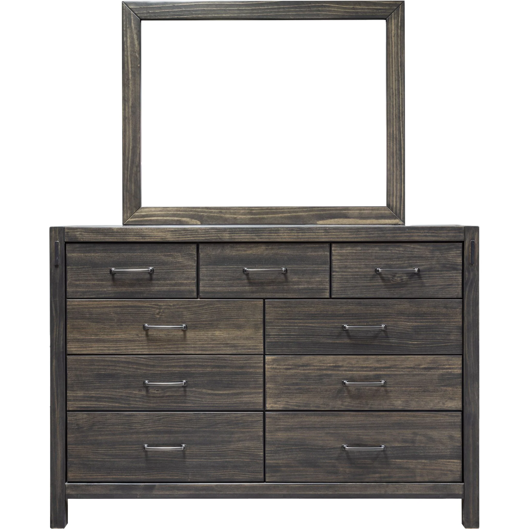 Stella 6 Piece Panel Bedroom - Charcoal - Image 4