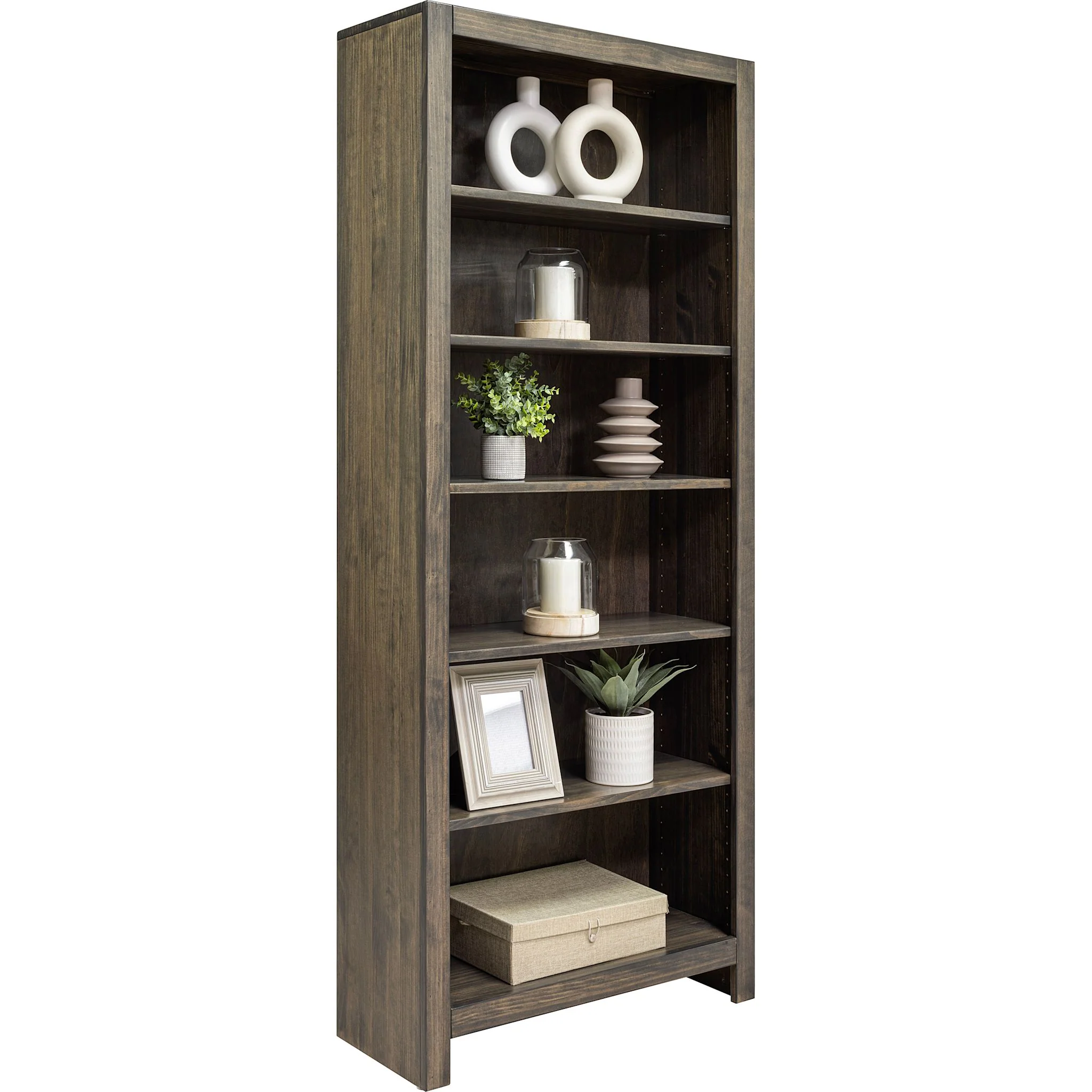 Stella 72H Bookcase - Charcoal - Image 2