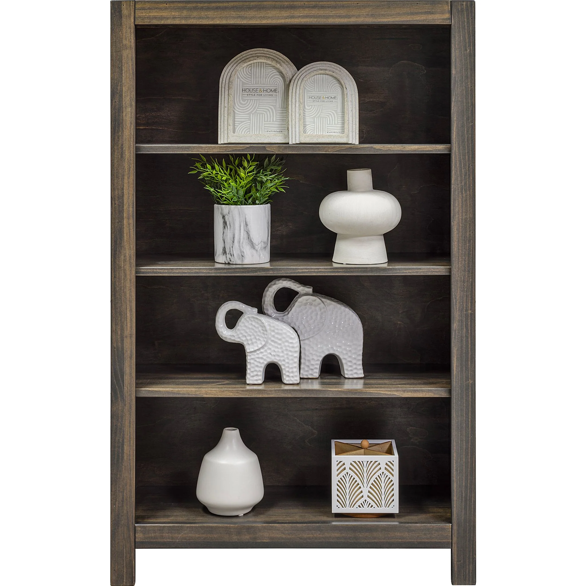 Stella 48H Bookcase - Charcoal - Image 2