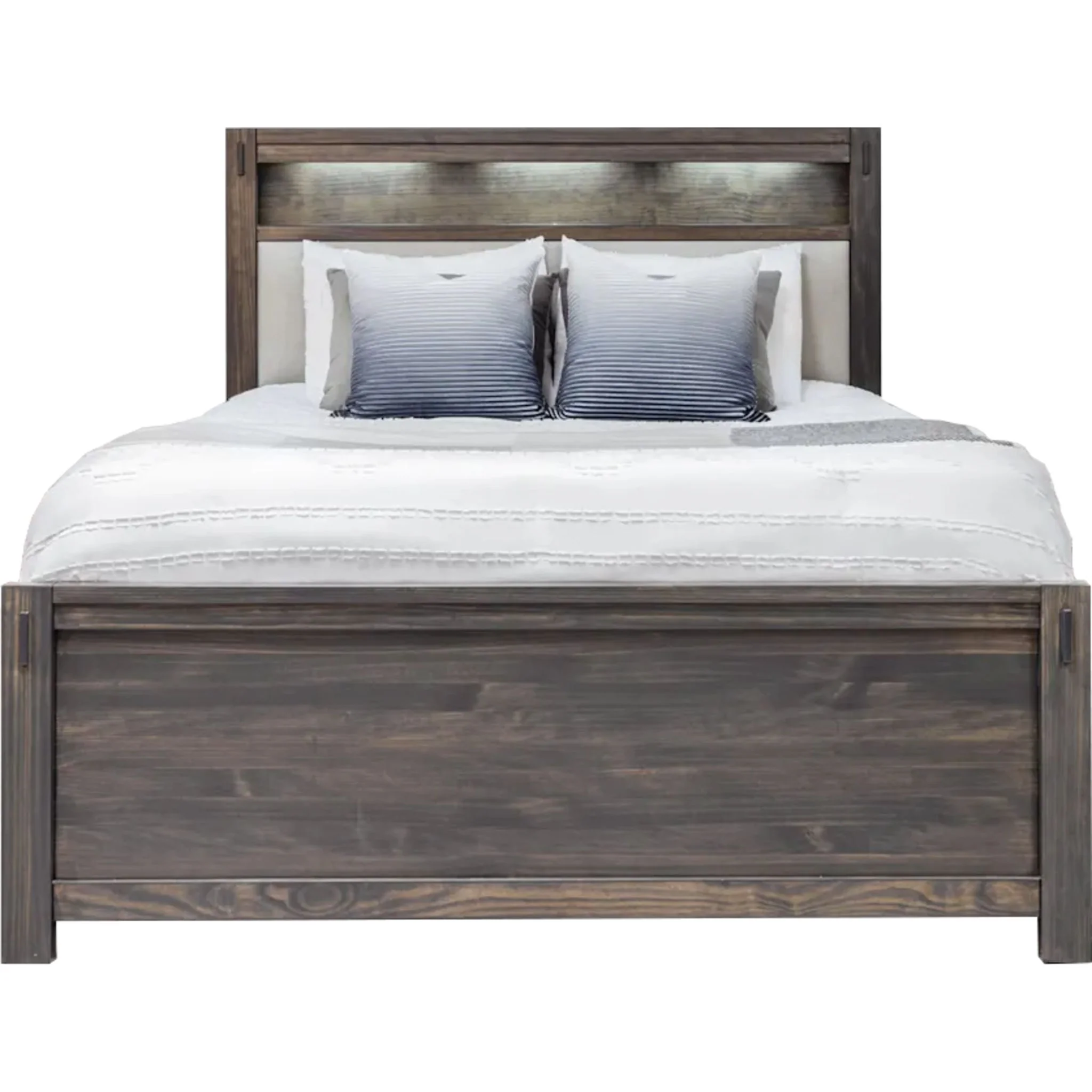 Stella Full Storage Bed - Charcoal/Pace Platinum - Image 3