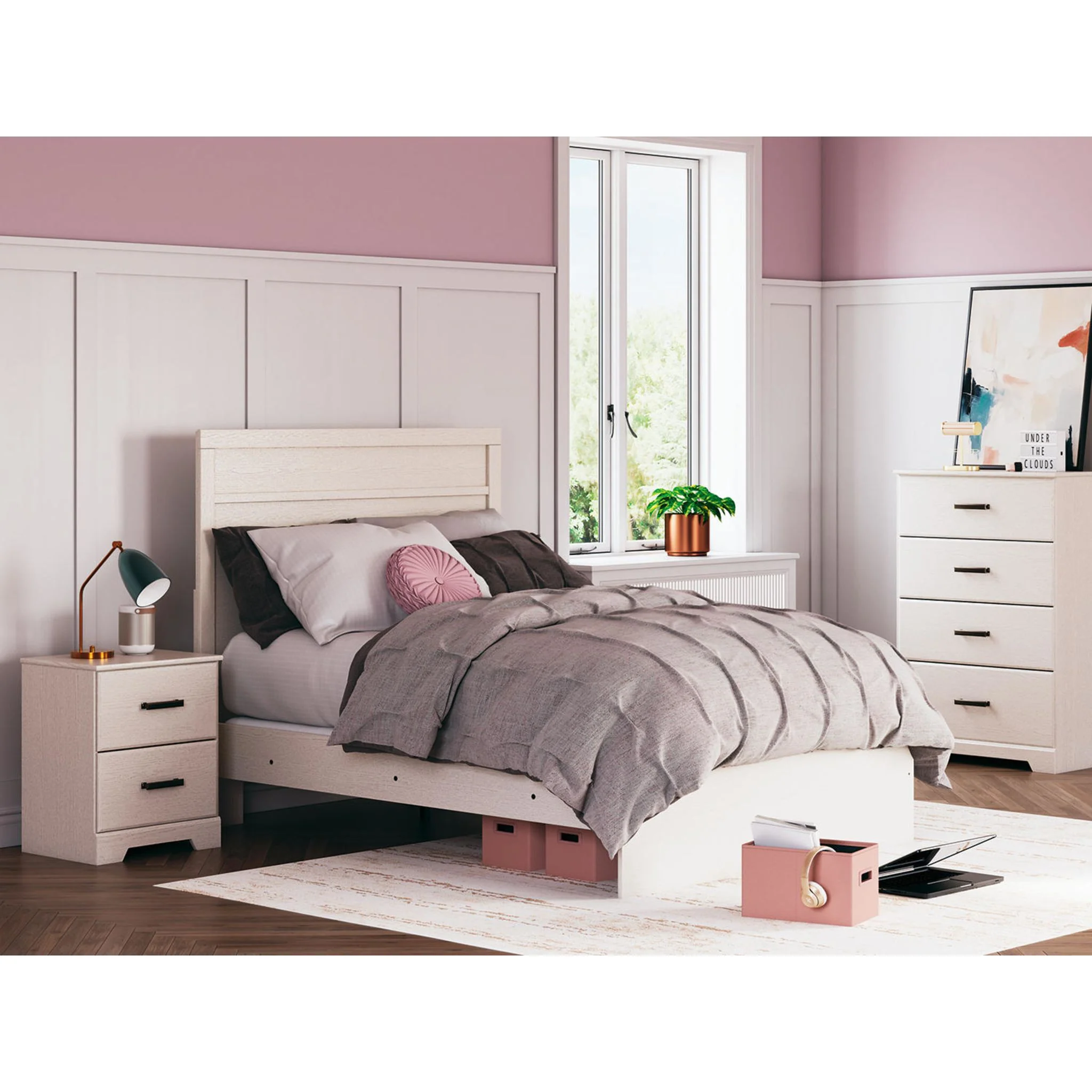 Stelsie Panel Bed - White - Image 18