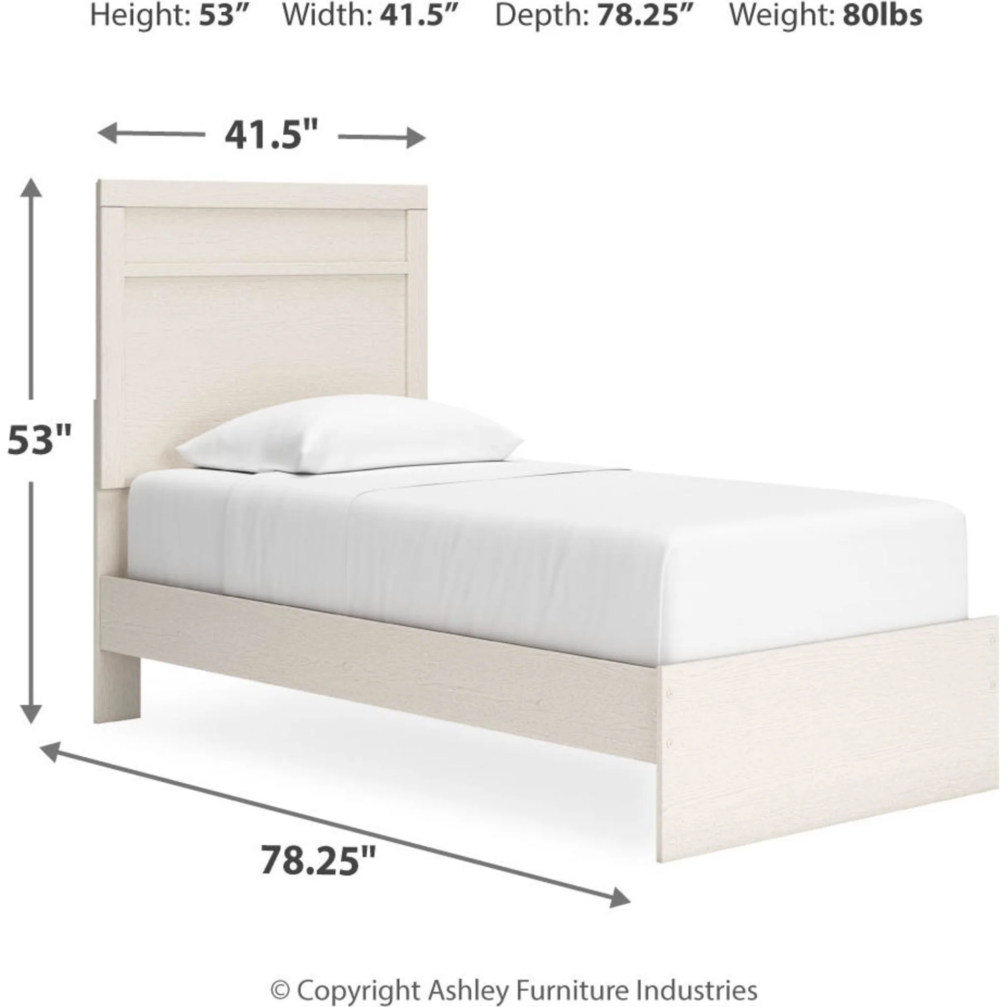 Stelsie Panel Bed - White - Image 4