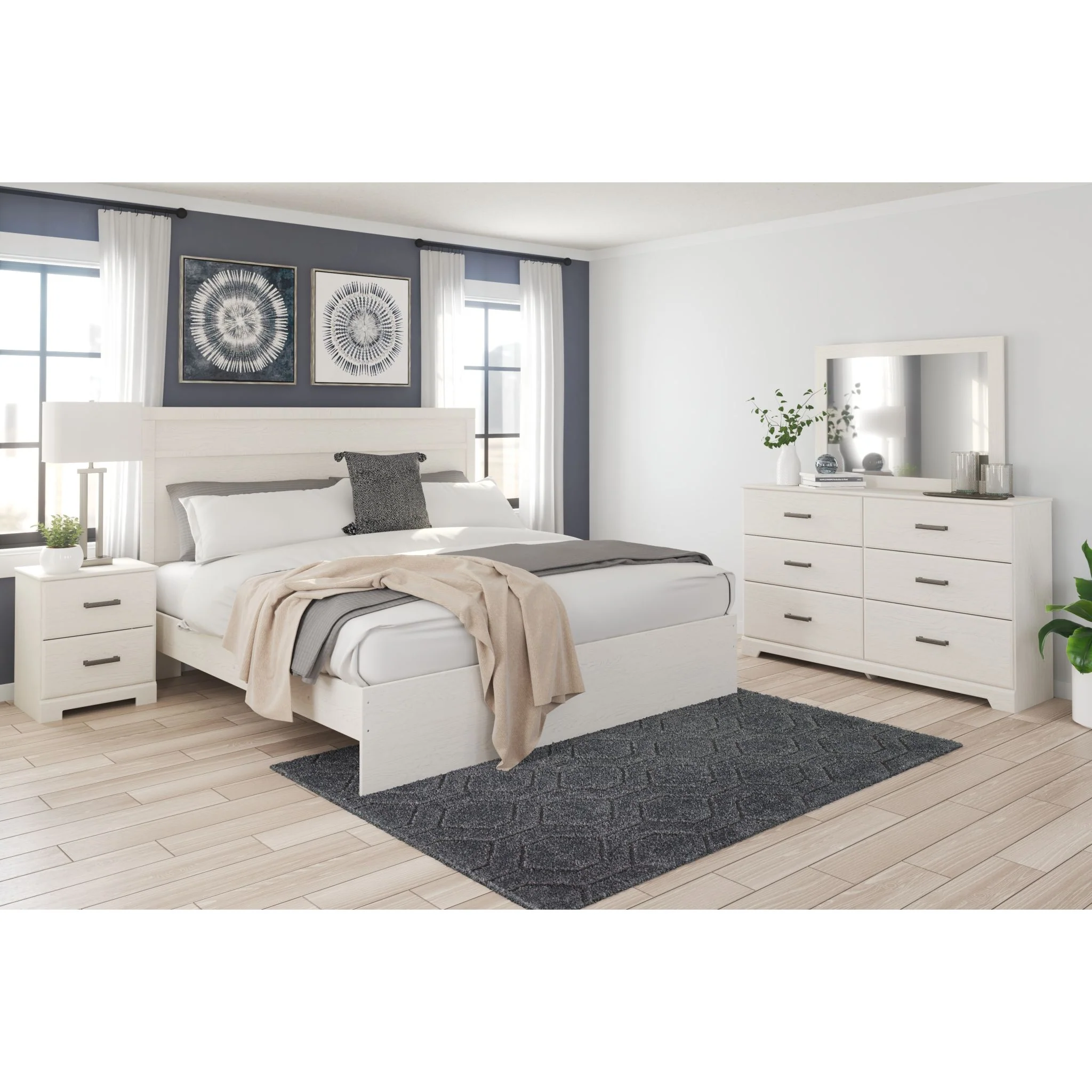 Stelsie Panel Bed - White - Image 41