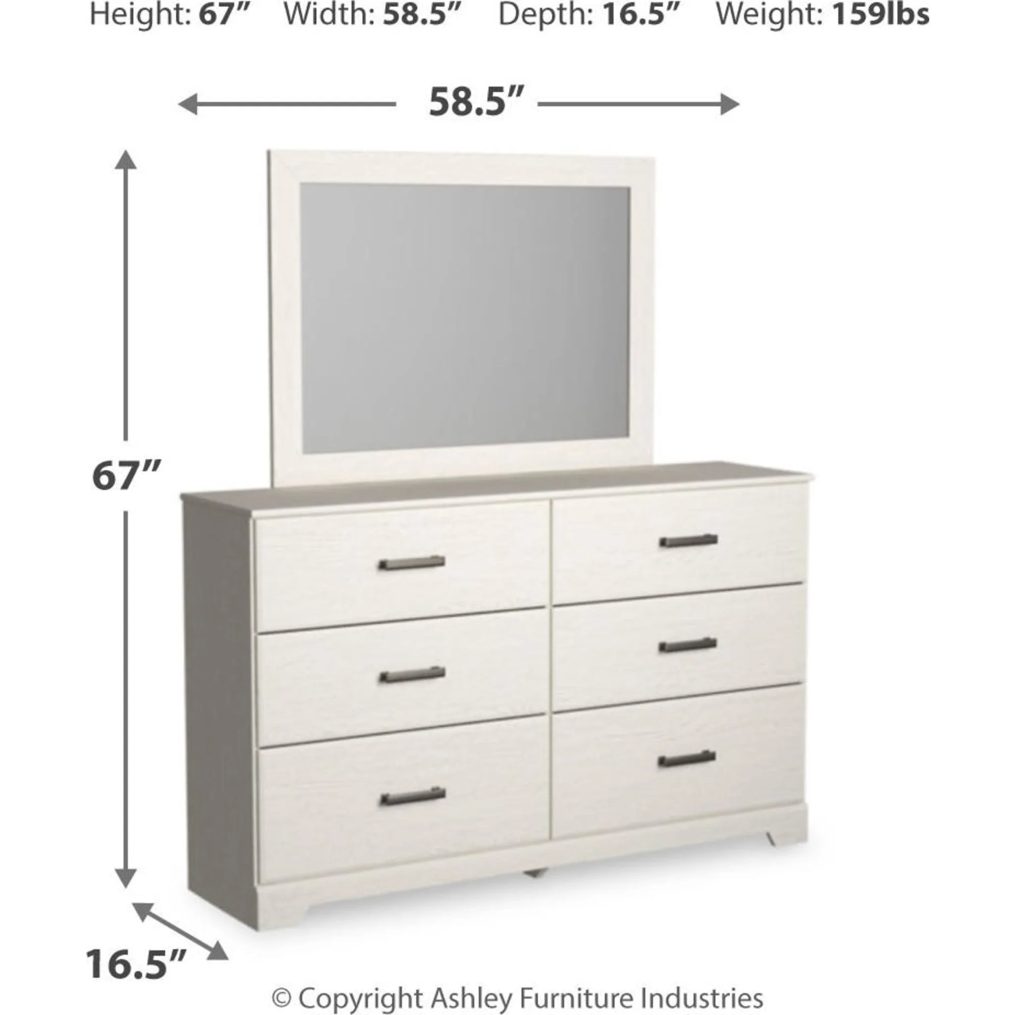Stelsie Panel Bedroom - White - Image 9