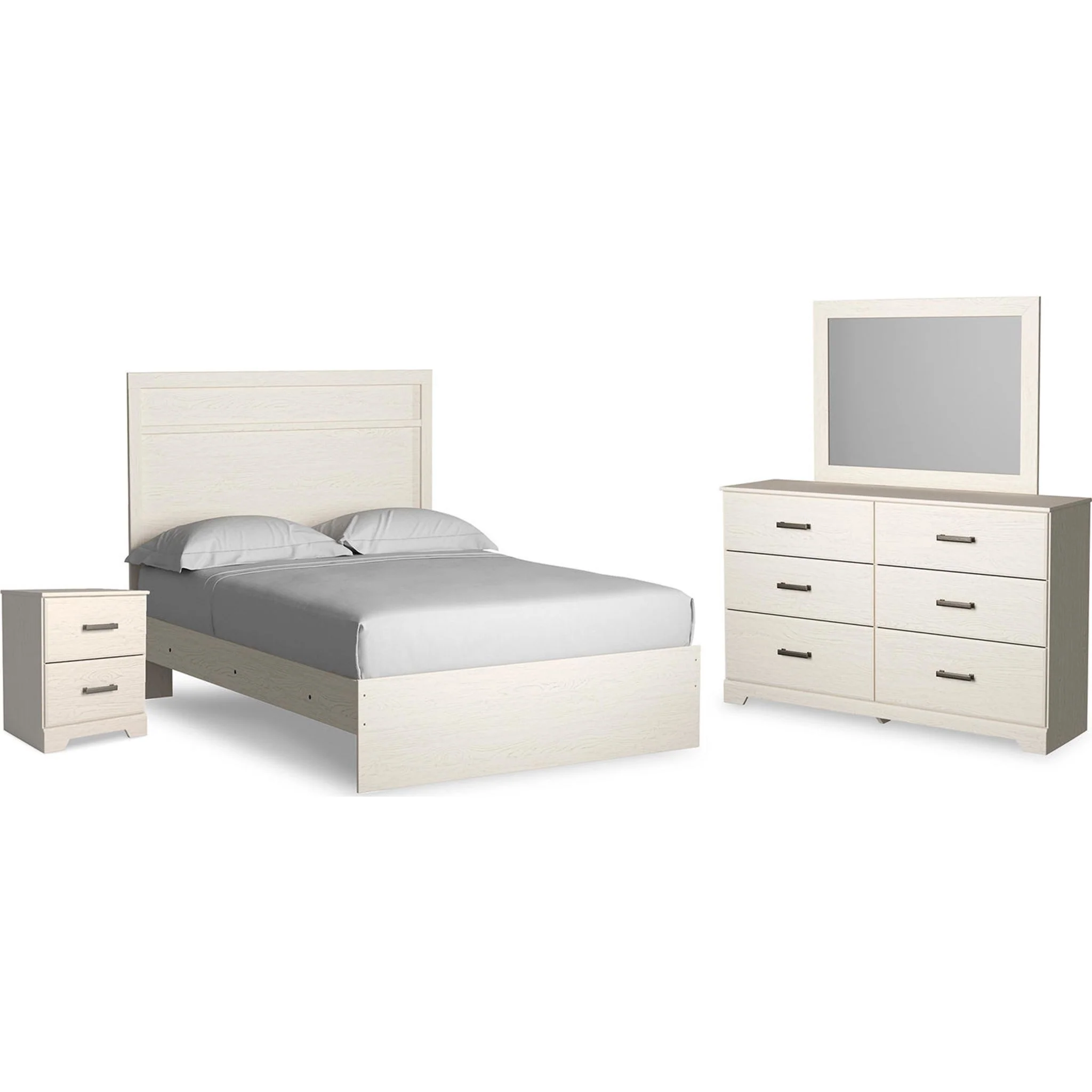 Stelsie 6 Piece Panel Bedroom - White - Image 7