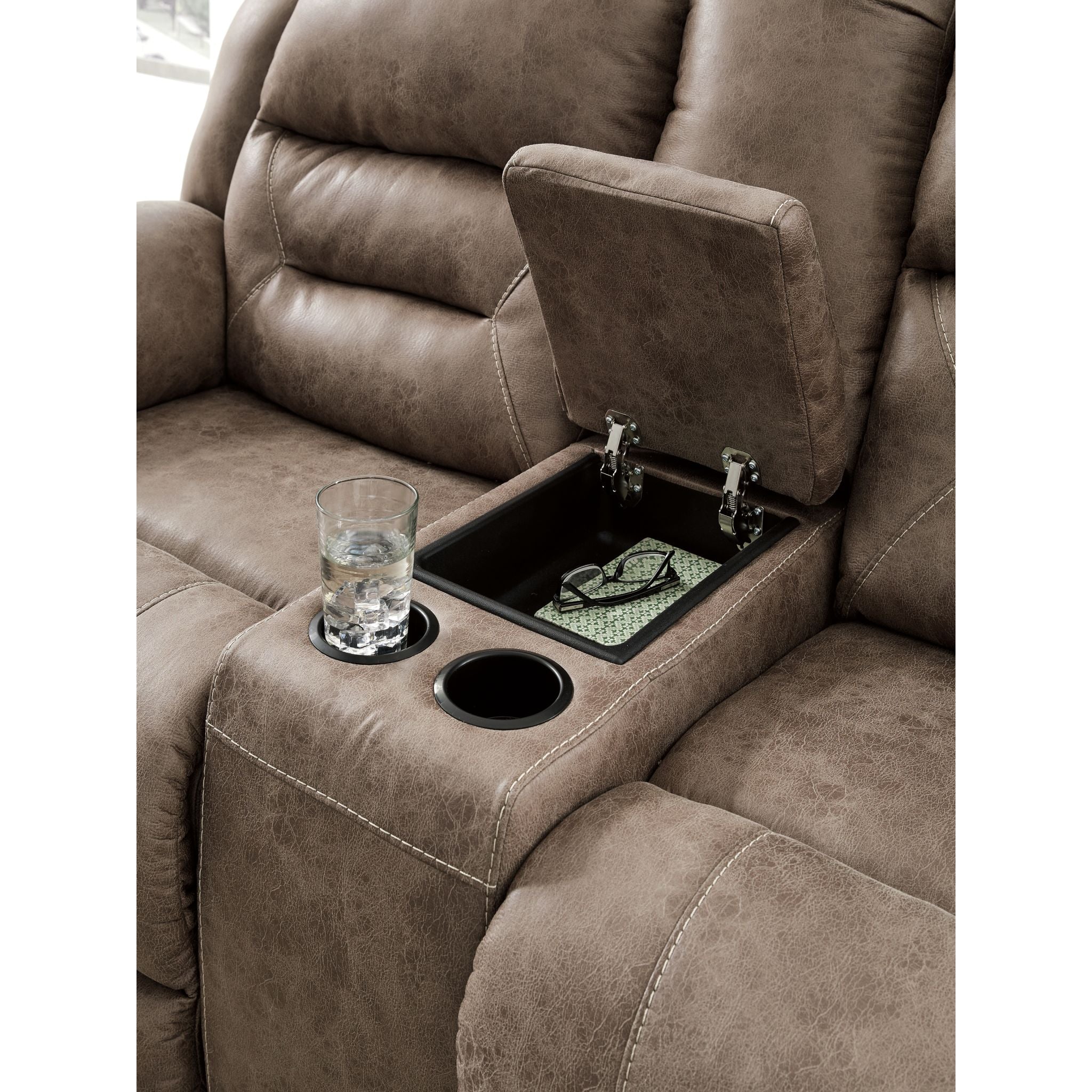 Stoneland Power Reclining Loveseat with Console - Image 13