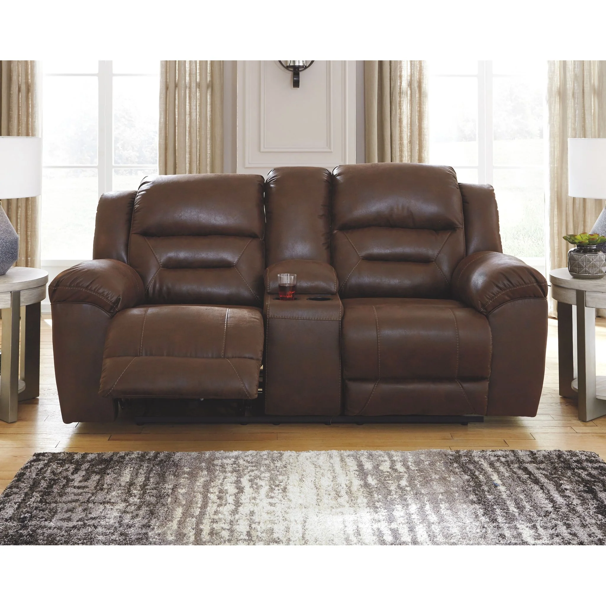 Stoneland Power Reclining Loveseat with Console - Image 2