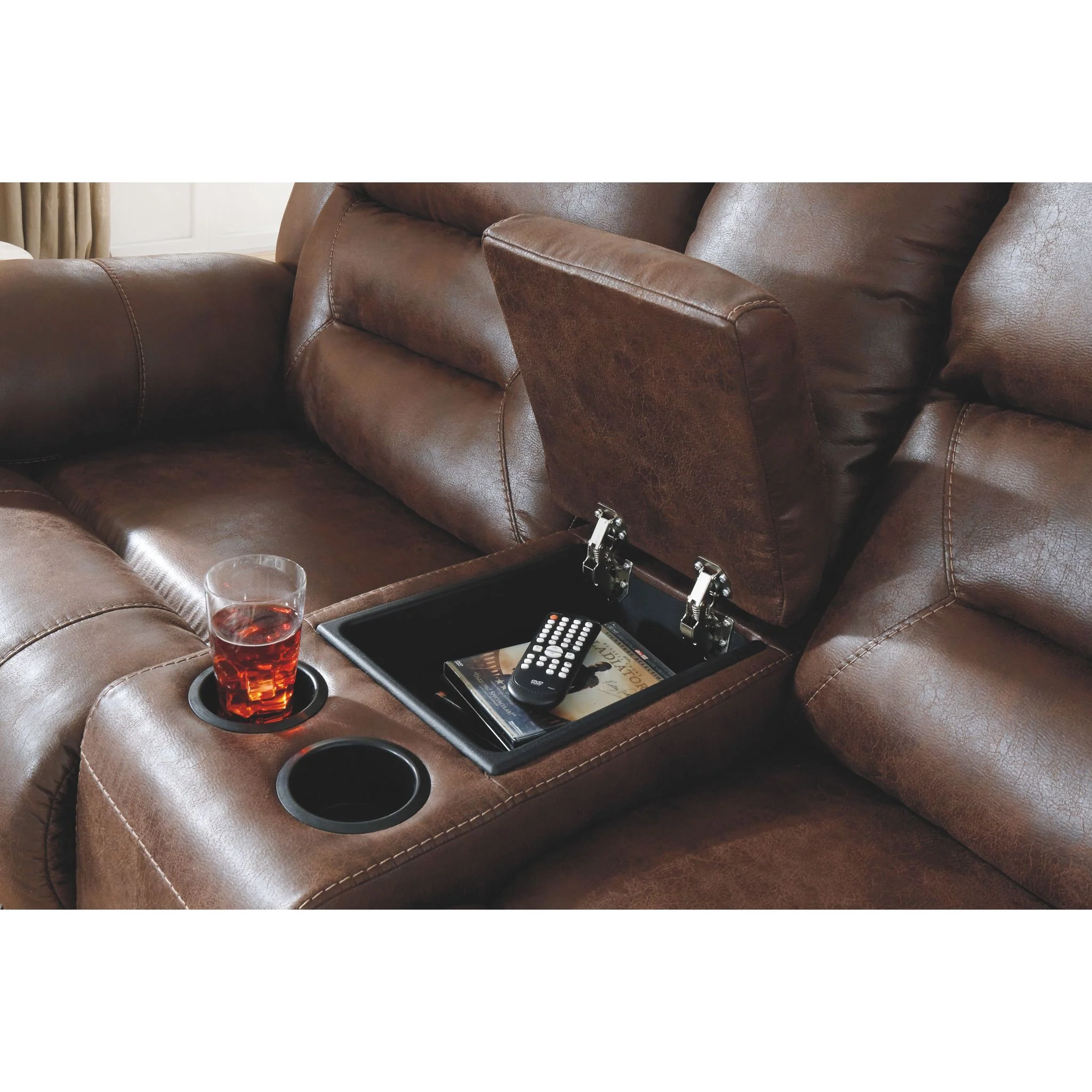 Stoneland Power Reclining Loveseat with Console - Image 5