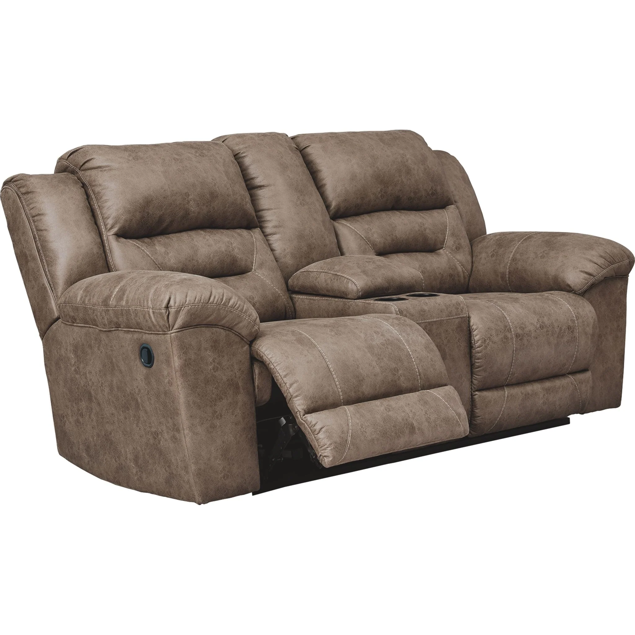 Stoneland Reclining Loveseat with Console - Image 12