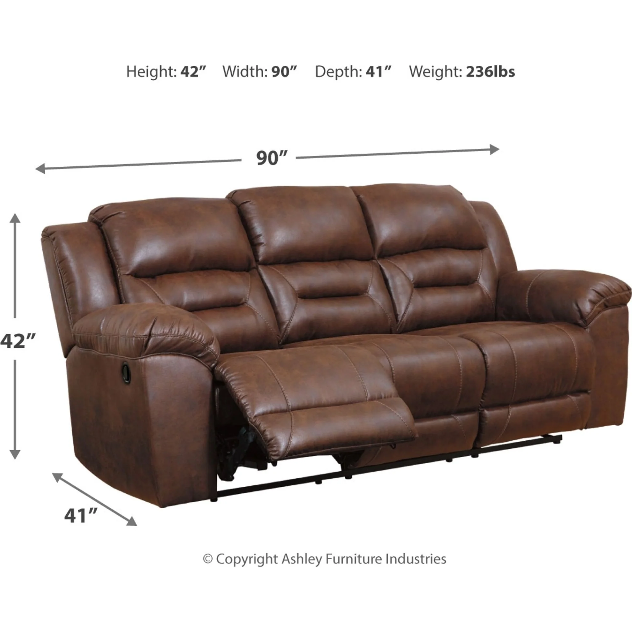 Stoneland Reclining Sofa - Image 5