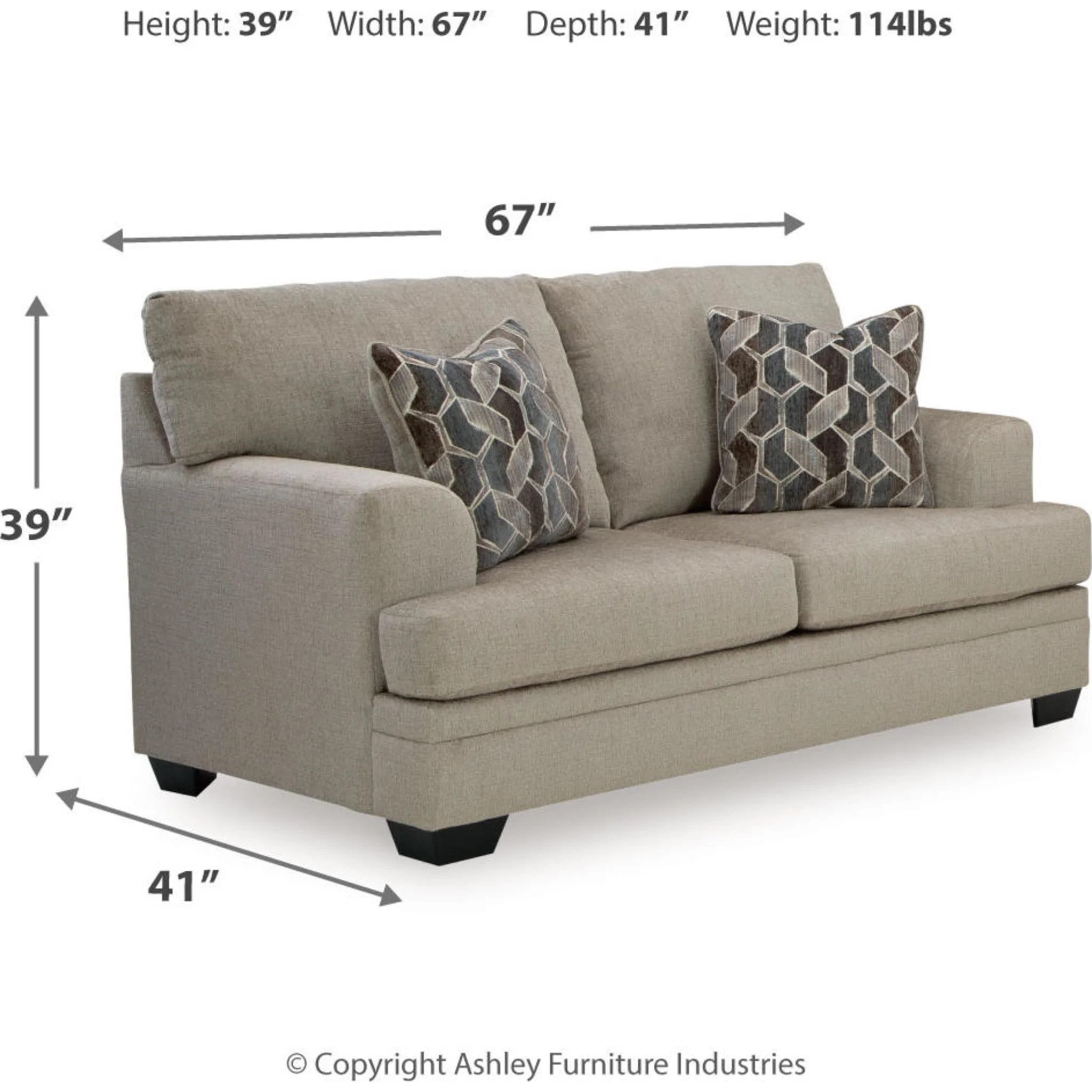 Stonemeade Loveseat - Image 26