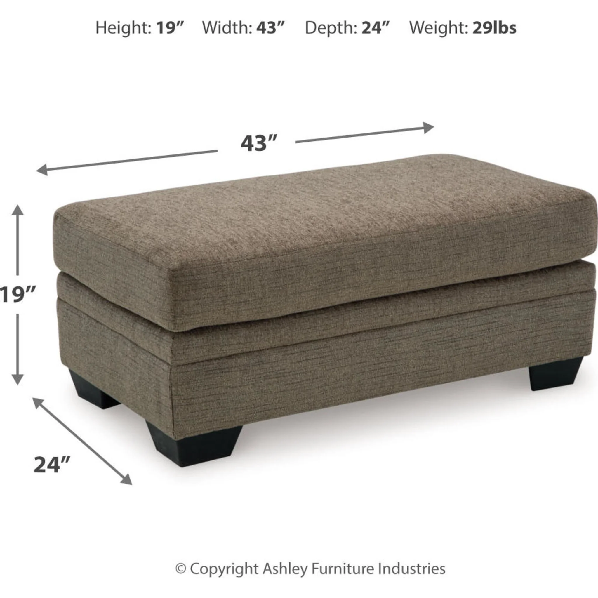 Stonemeade Ottoman - Image 3