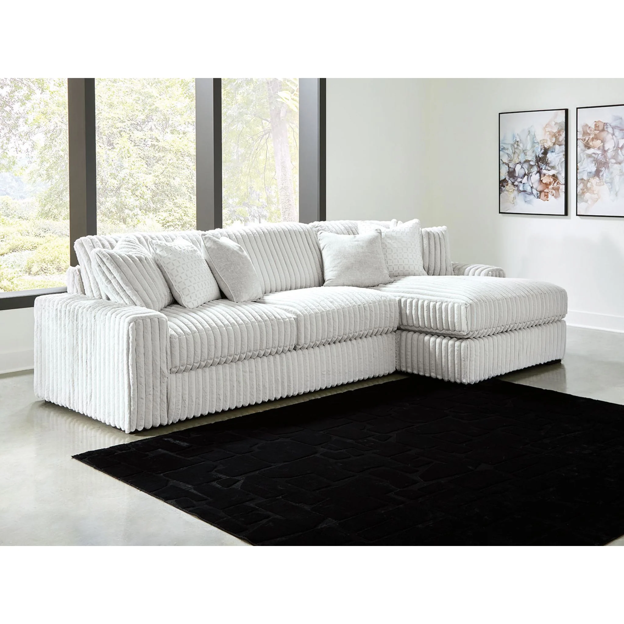 Stupendous 2 Piece Sectional with Chaise - Image 9
