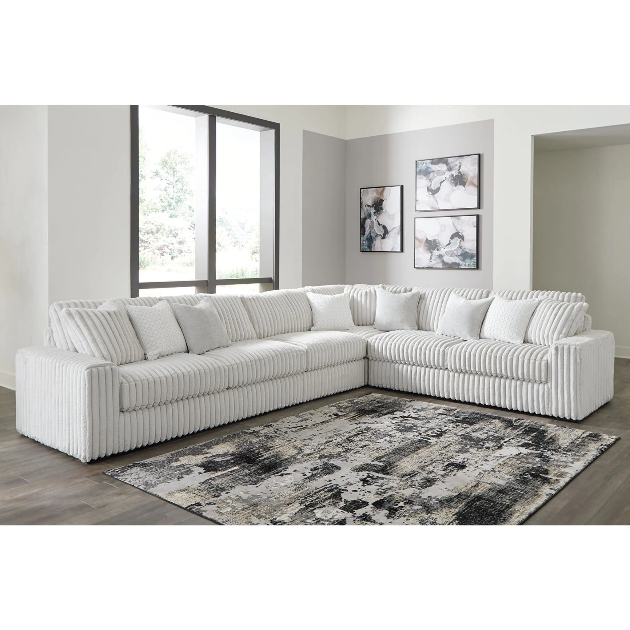 Stupendous 4 Piece Sectional - Alloy - Image 17