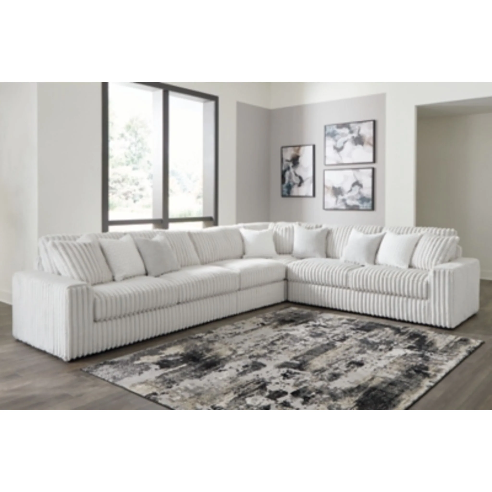 Stupendous 4 Piece Sectional - Alloy - Image 2