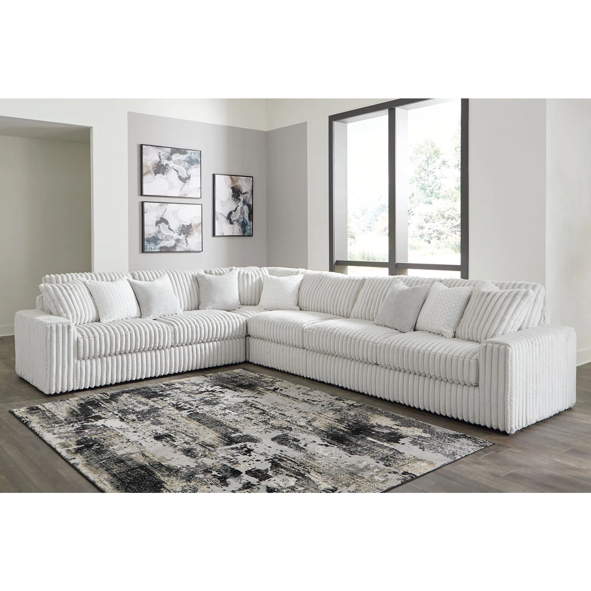 Stupendous 4 Piece Sectional - Alloy - Image 5